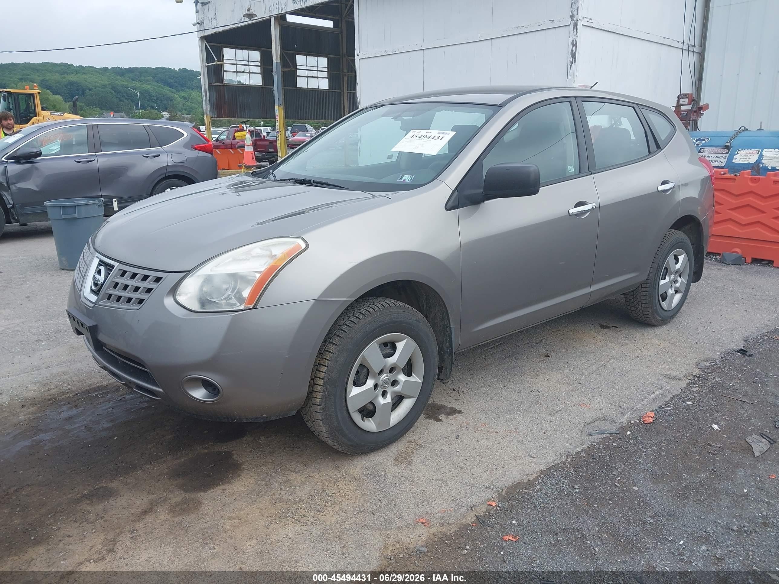 2010 Nissan Rogue S Gray vin: JN8AS5MV7AW143323