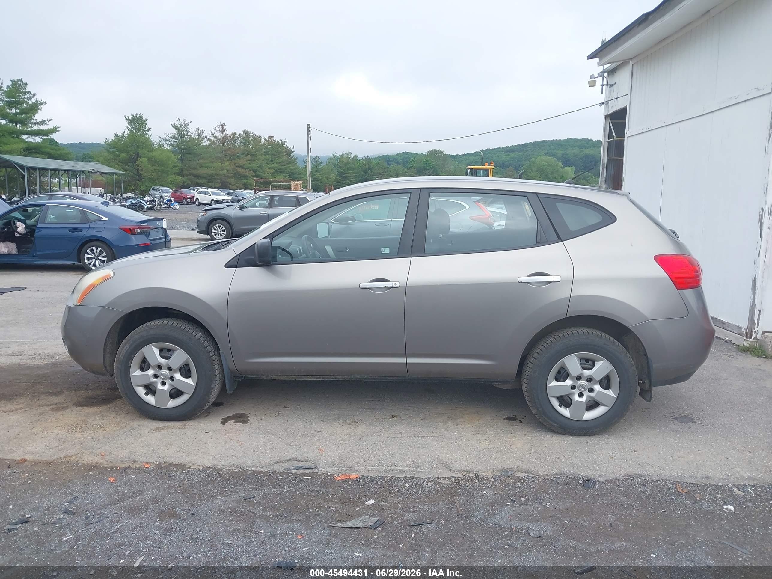 2010 Nissan Rogue S Gray vin: JN8AS5MV7AW143323