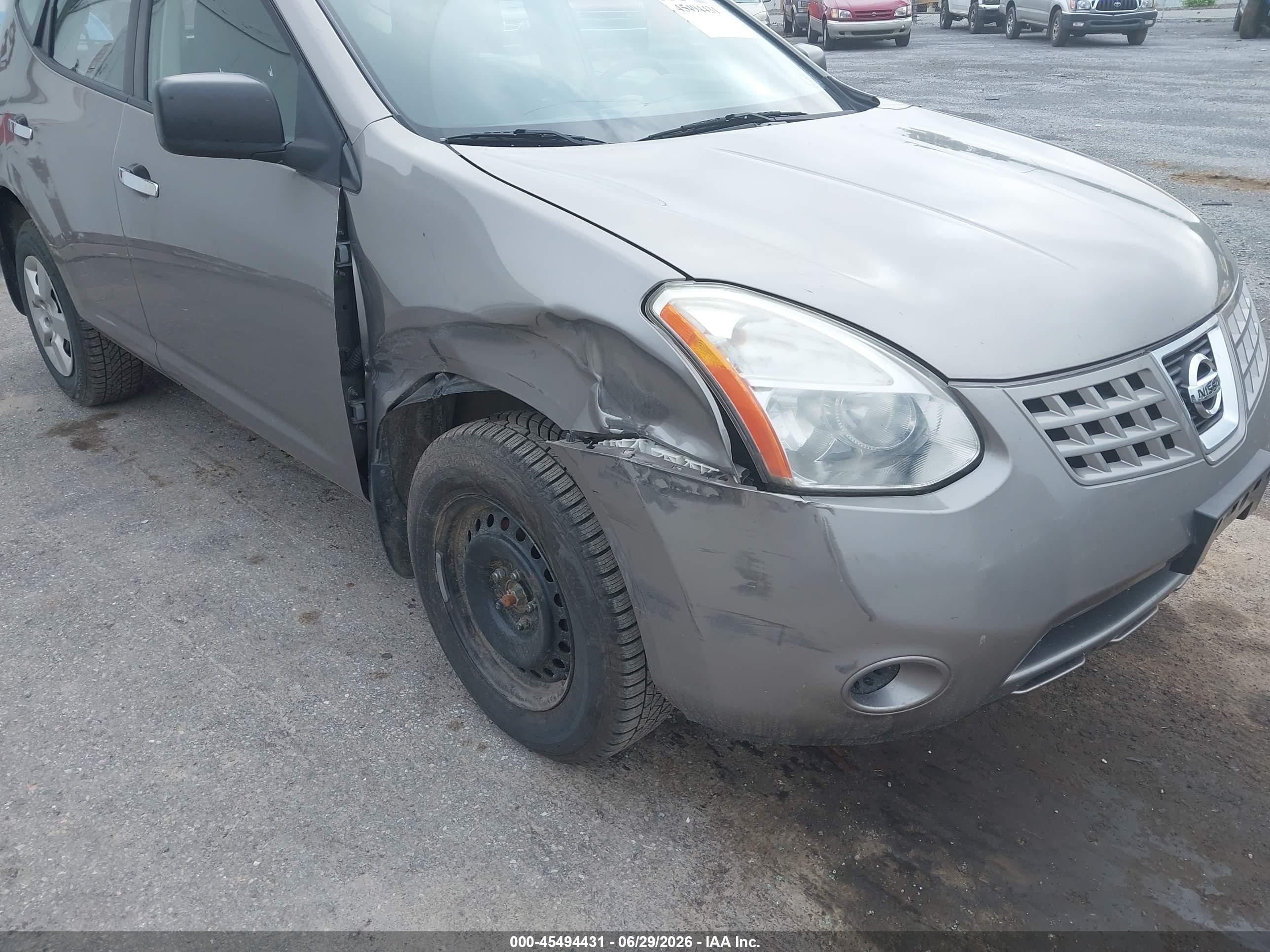 2010 Nissan Rogue S Gray vin: JN8AS5MV7AW143323