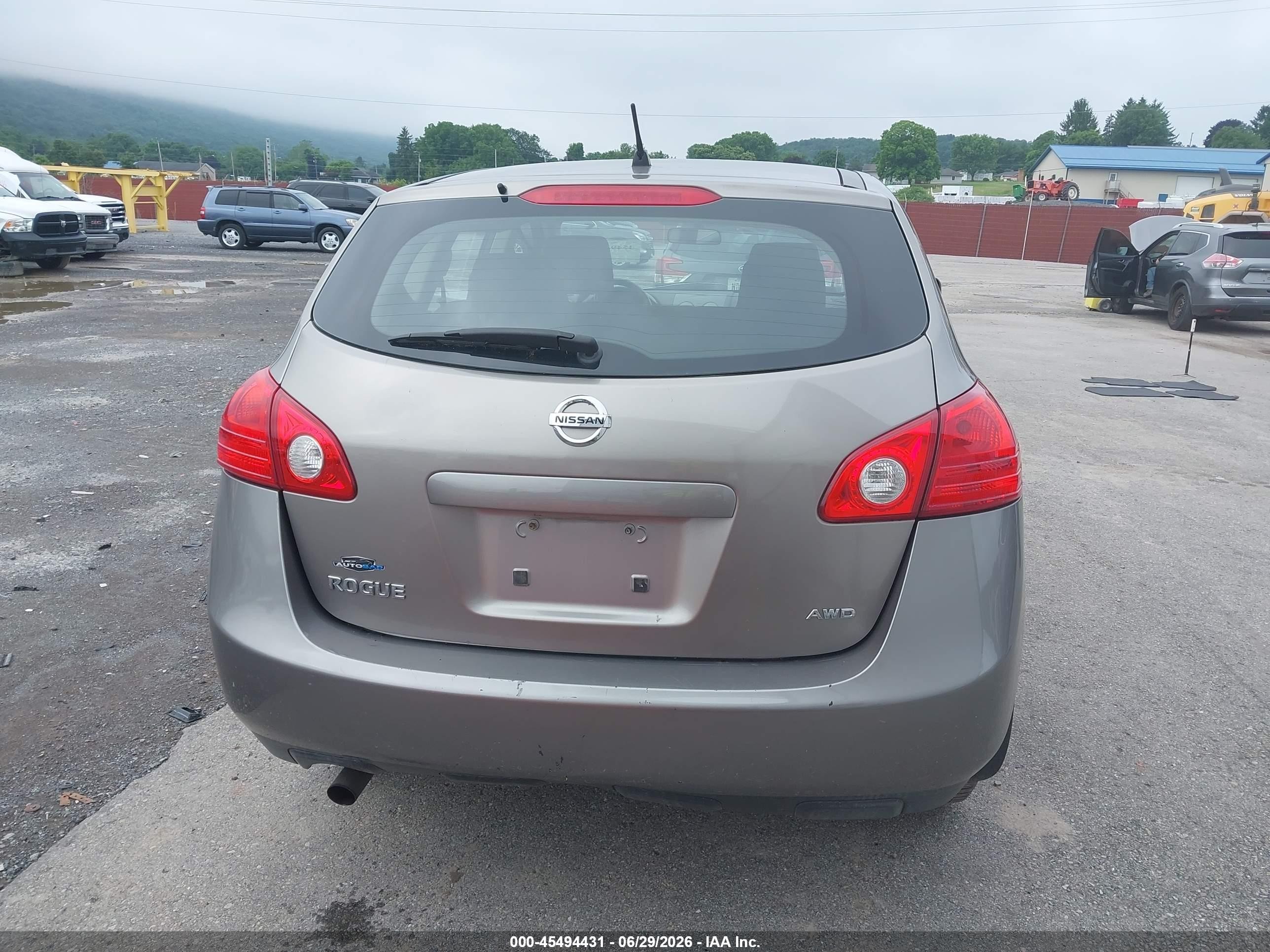 2010 Nissan Rogue S Gray vin: JN8AS5MV7AW143323