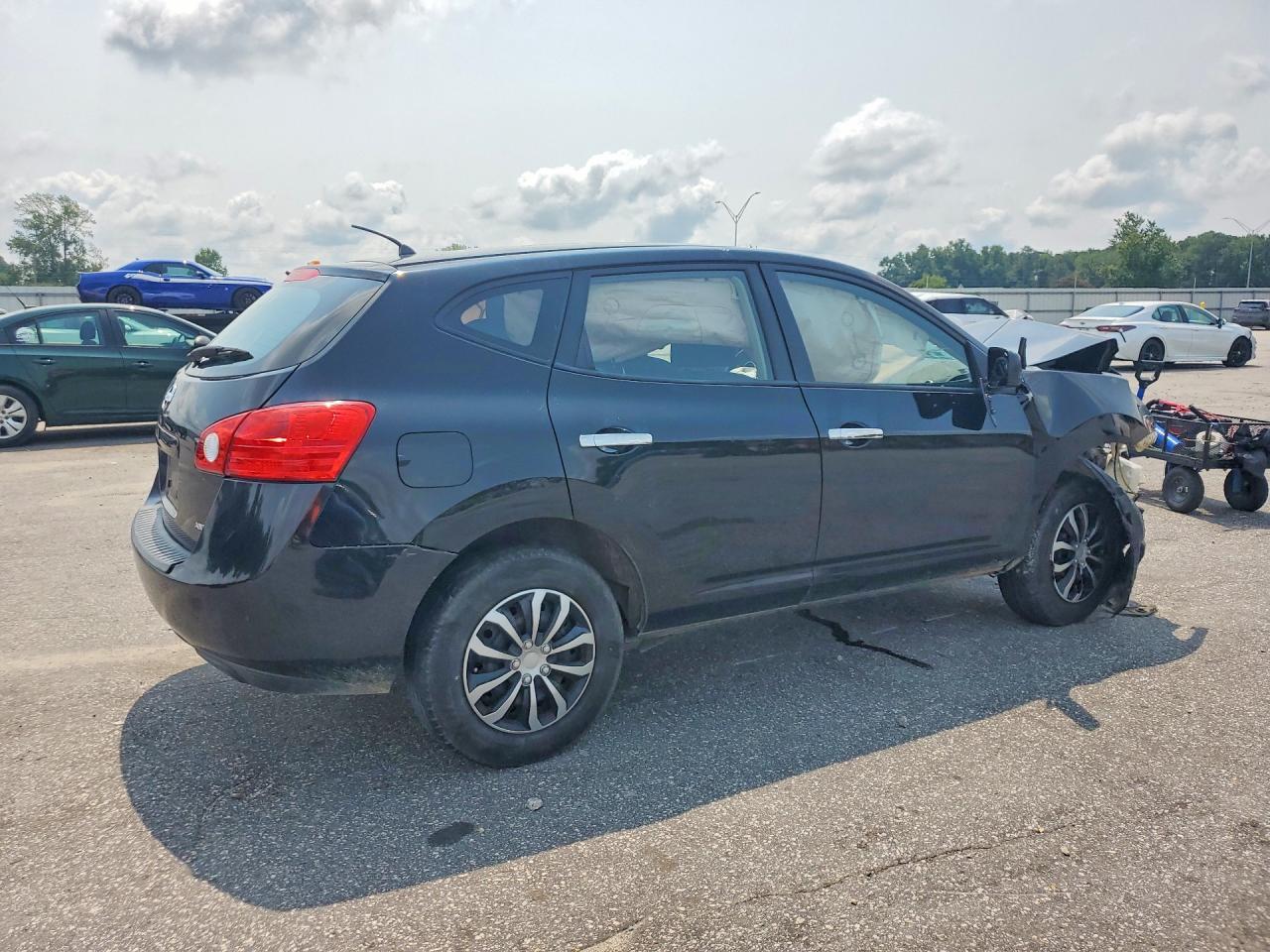 2010 Nissan Rogue S Черный vin: JN8AS5MV7AW147873
