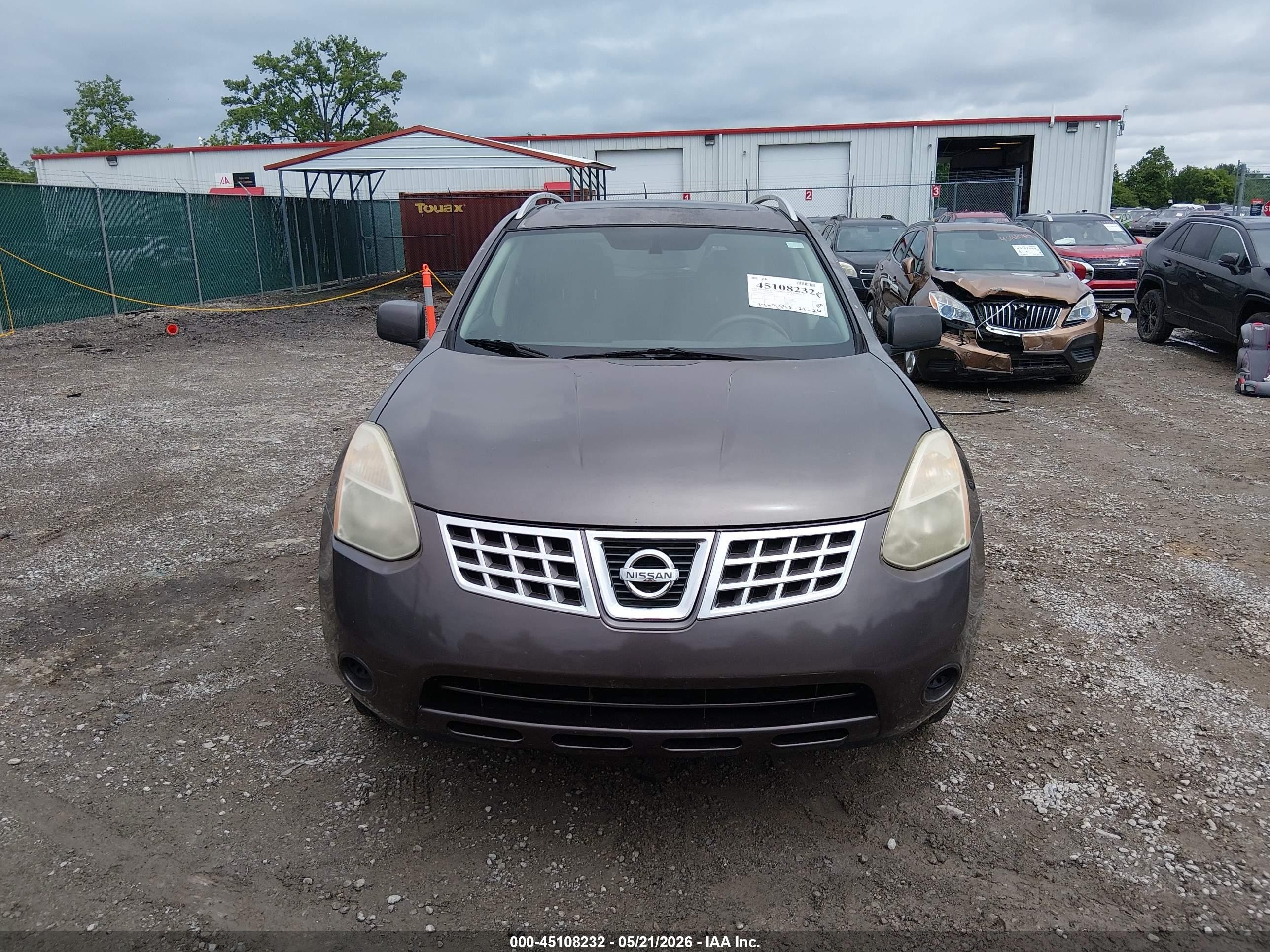 2010 Nissan Rogue Sl Brown vin: JN8AS5MV7AW148070