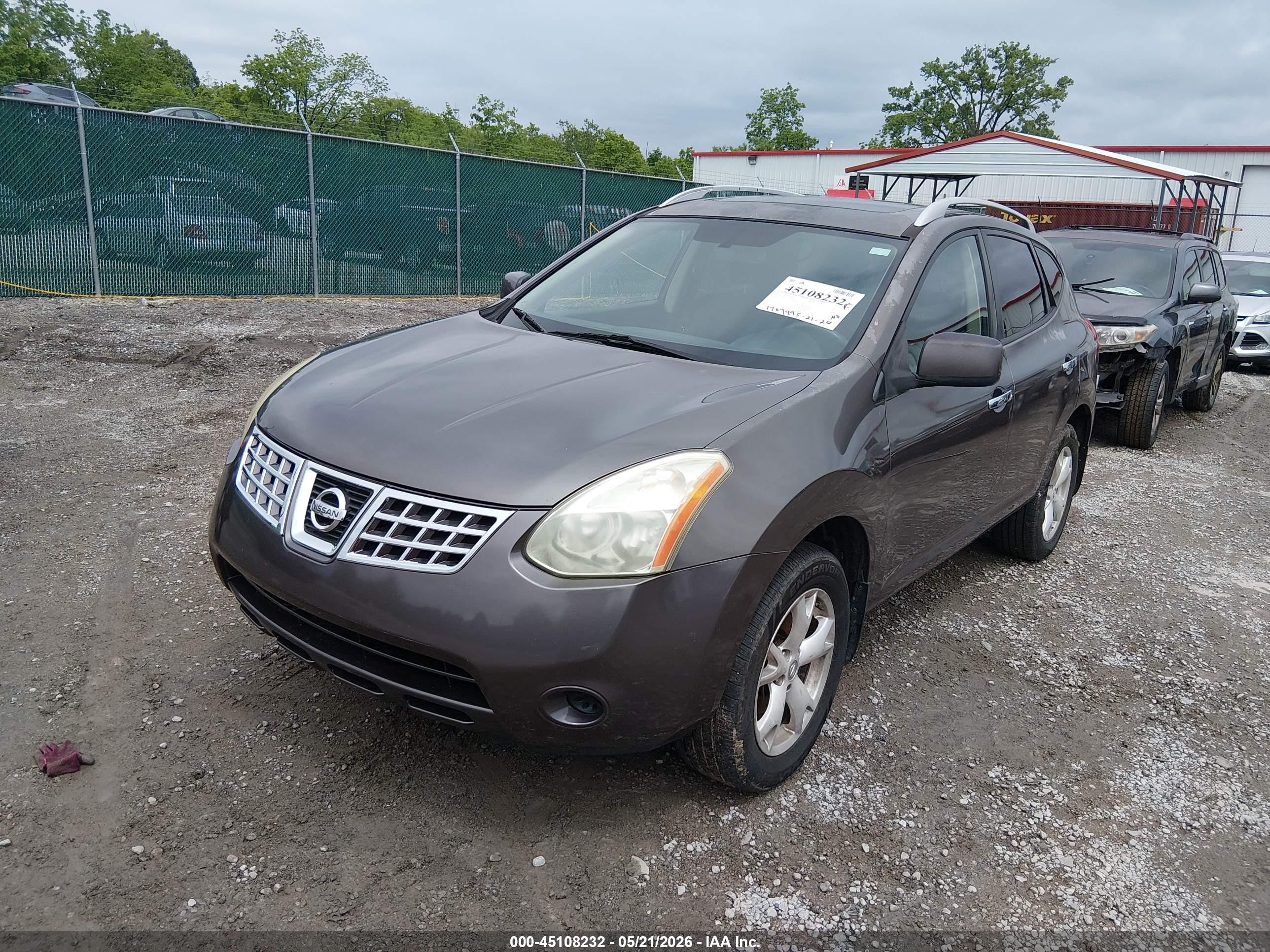 2010 Nissan Rogue Sl Brown vin: JN8AS5MV7AW148070