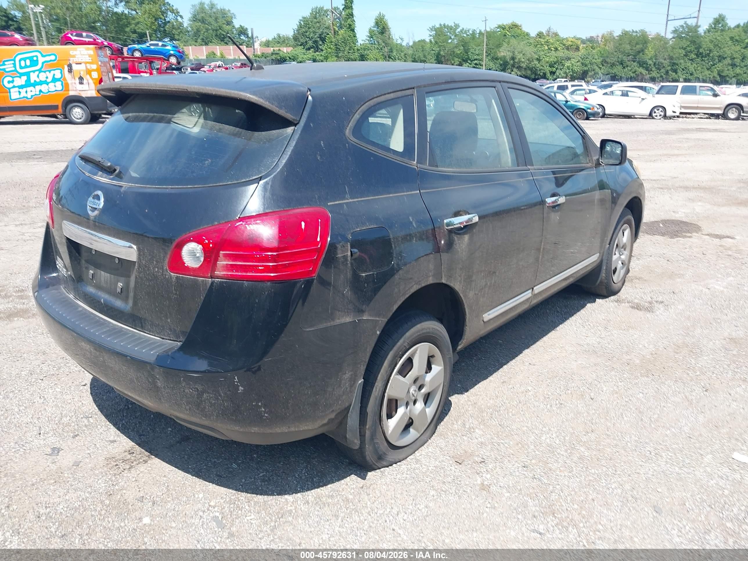 2011 Nissan Rogue S Черный vin: JN8AS5MV7BW250289