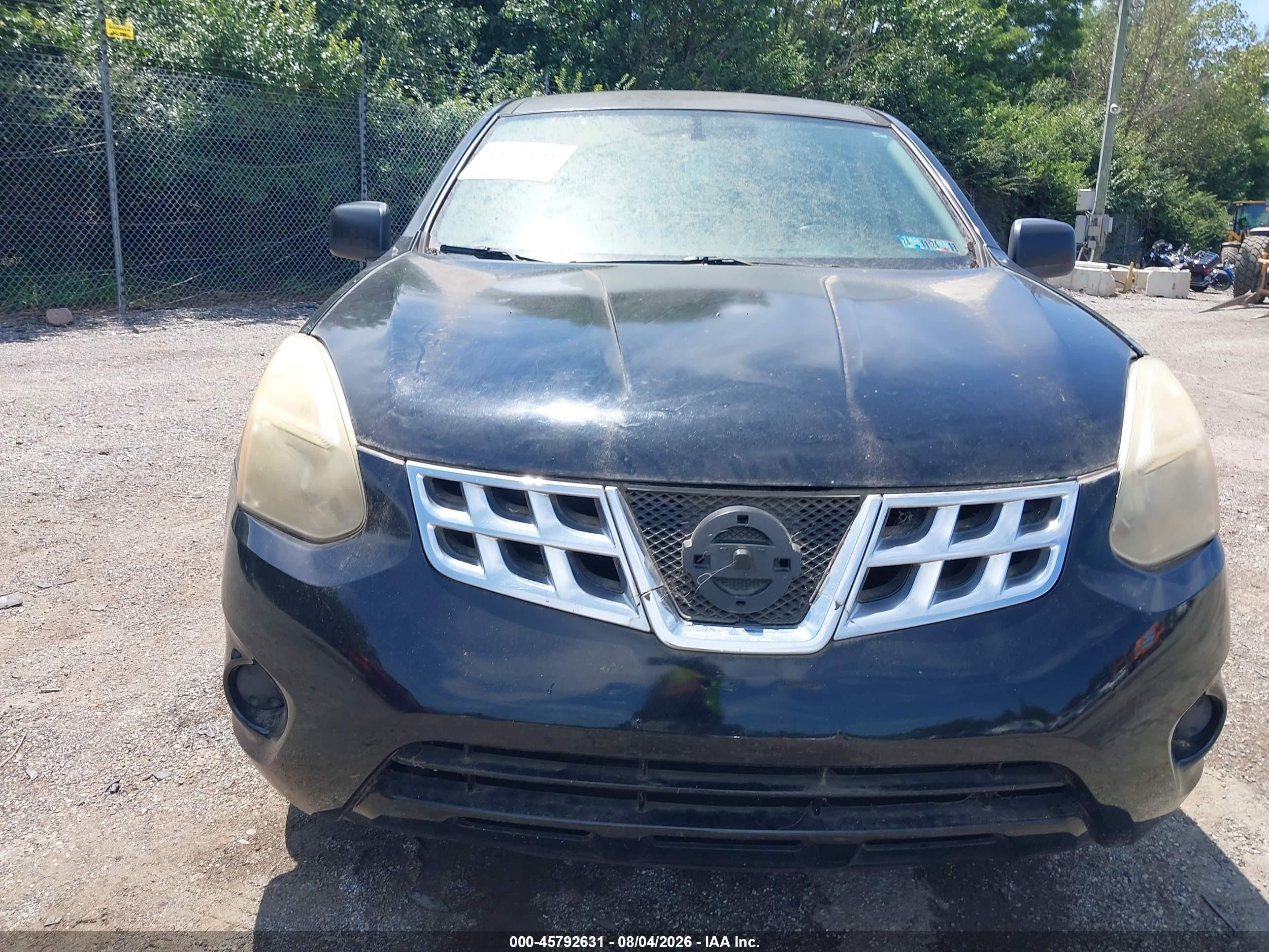 2011 Nissan Rogue S Черный vin: JN8AS5MV7BW250289