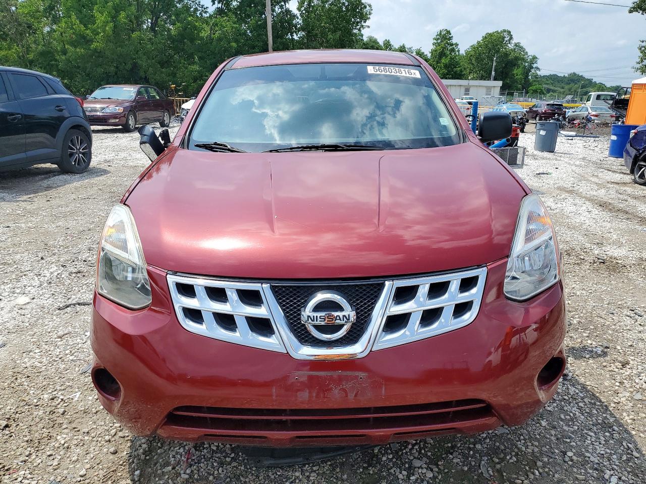 2011 Nissan Rogue S Бордовый vin: JN8AS5MV7BW255573