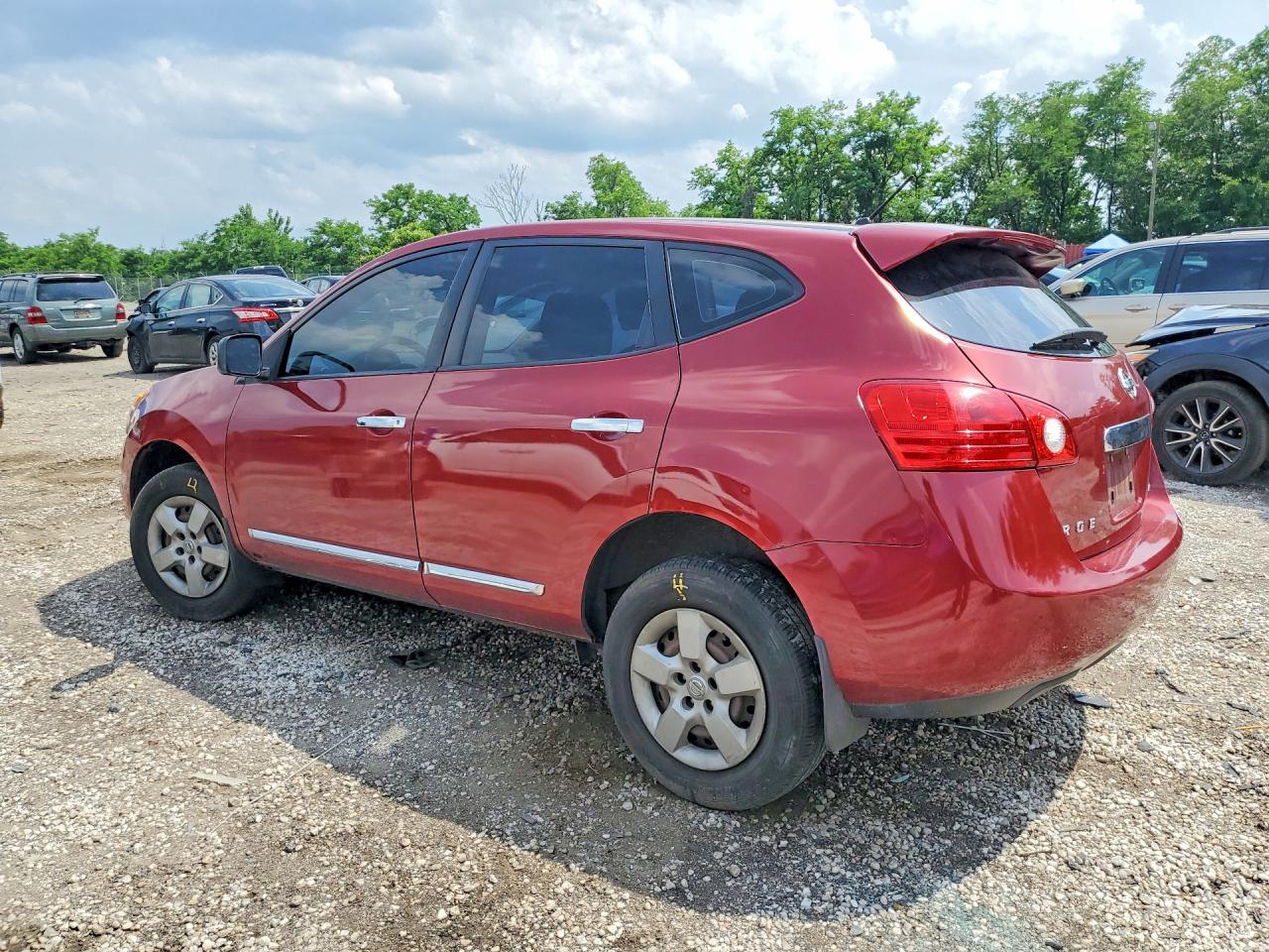 2011 Nissan Rogue S Бордовый vin: JN8AS5MV7BW255573