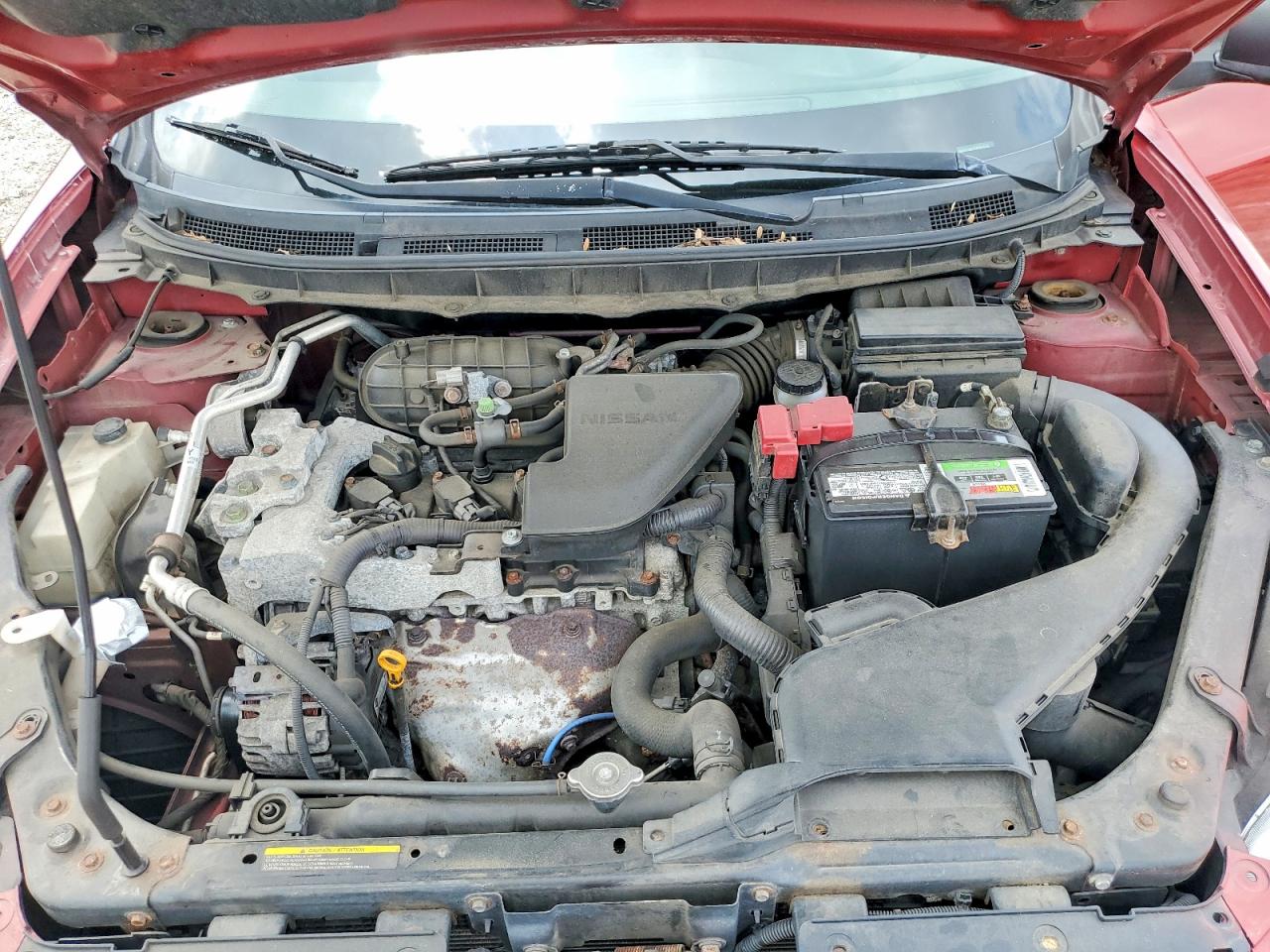2011 Nissan Rogue S Бордовый vin: JN8AS5MV7BW255573