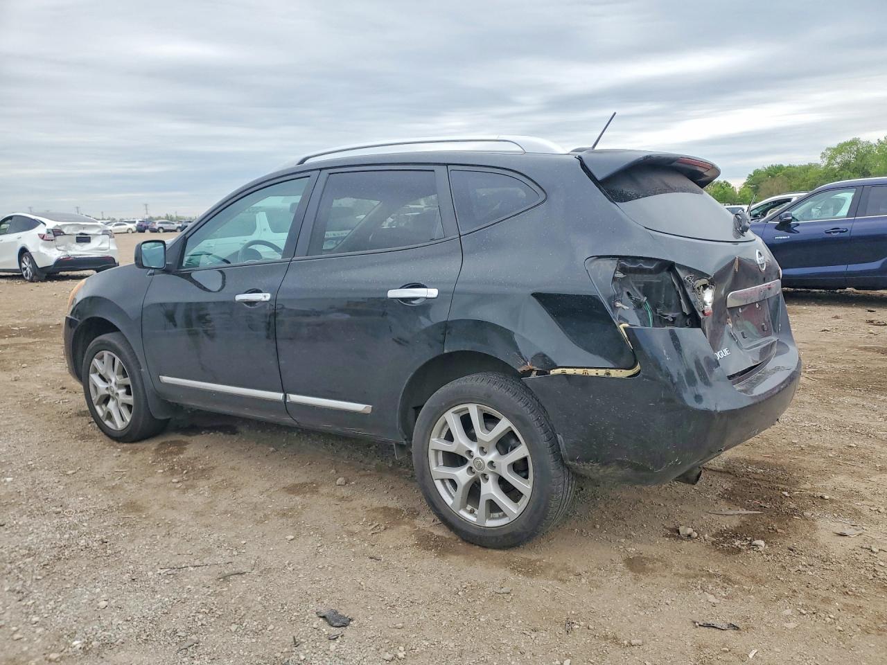2011 Nissan Rogue S Black vin: JN8AS5MV7BW258666