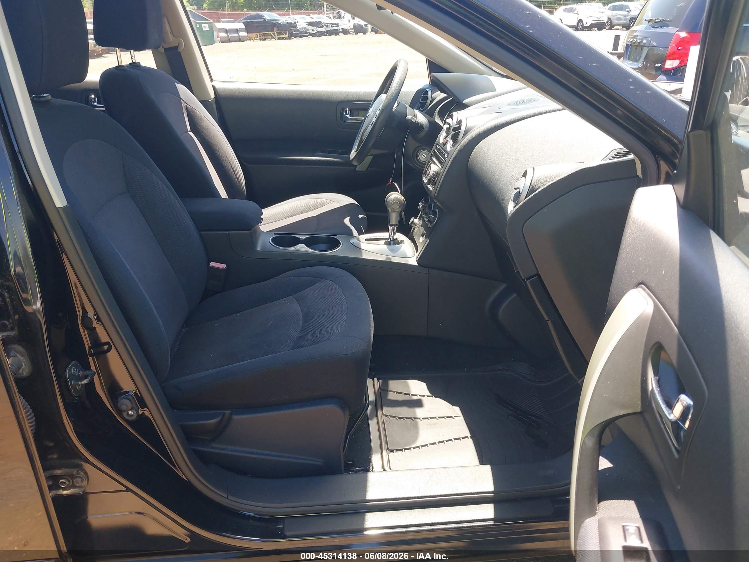 2011 Nissan Rogue S Black vin: JN8AS5MV7BW259039