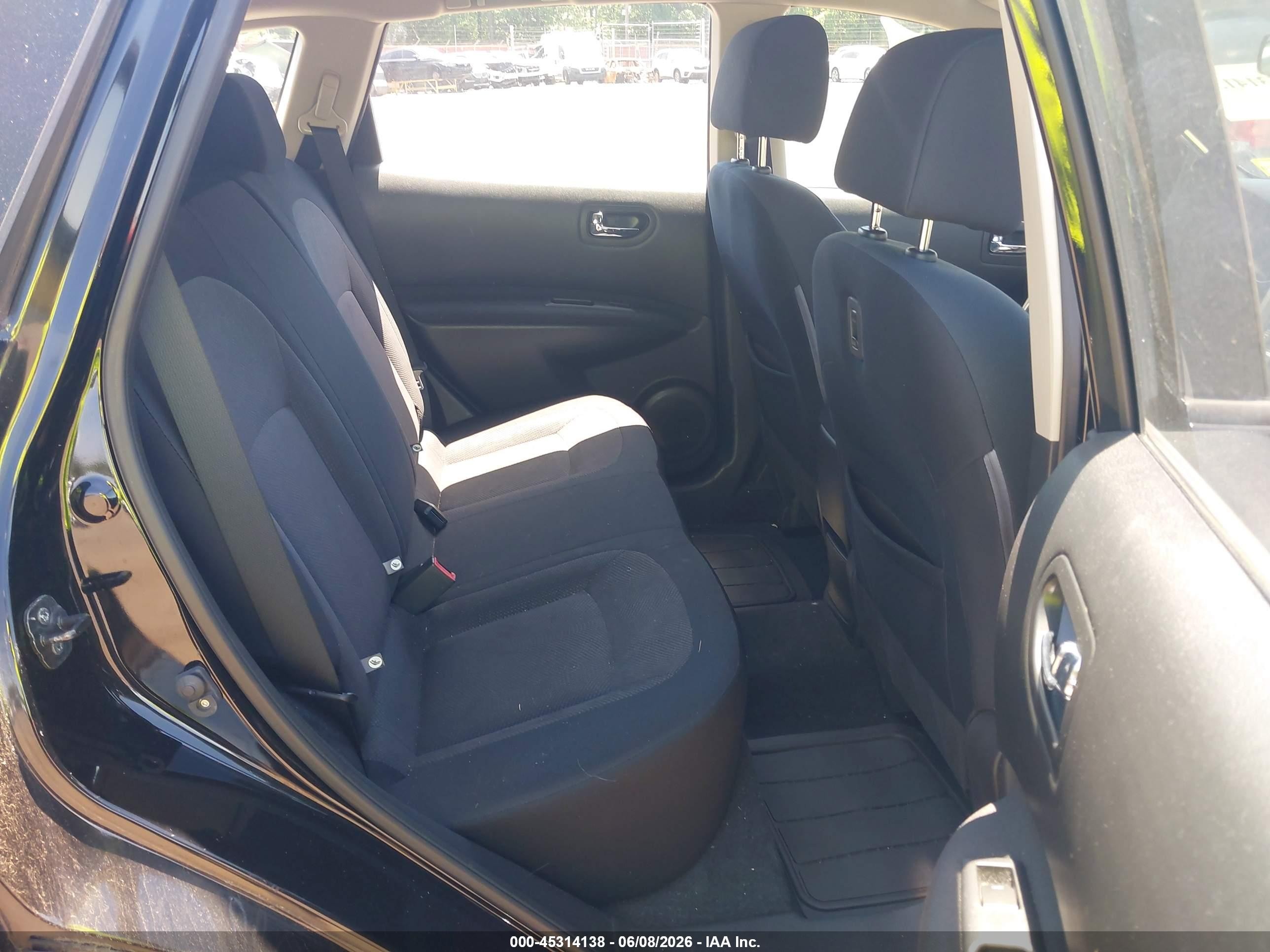 2011 Nissan Rogue S Black vin: JN8AS5MV7BW259039