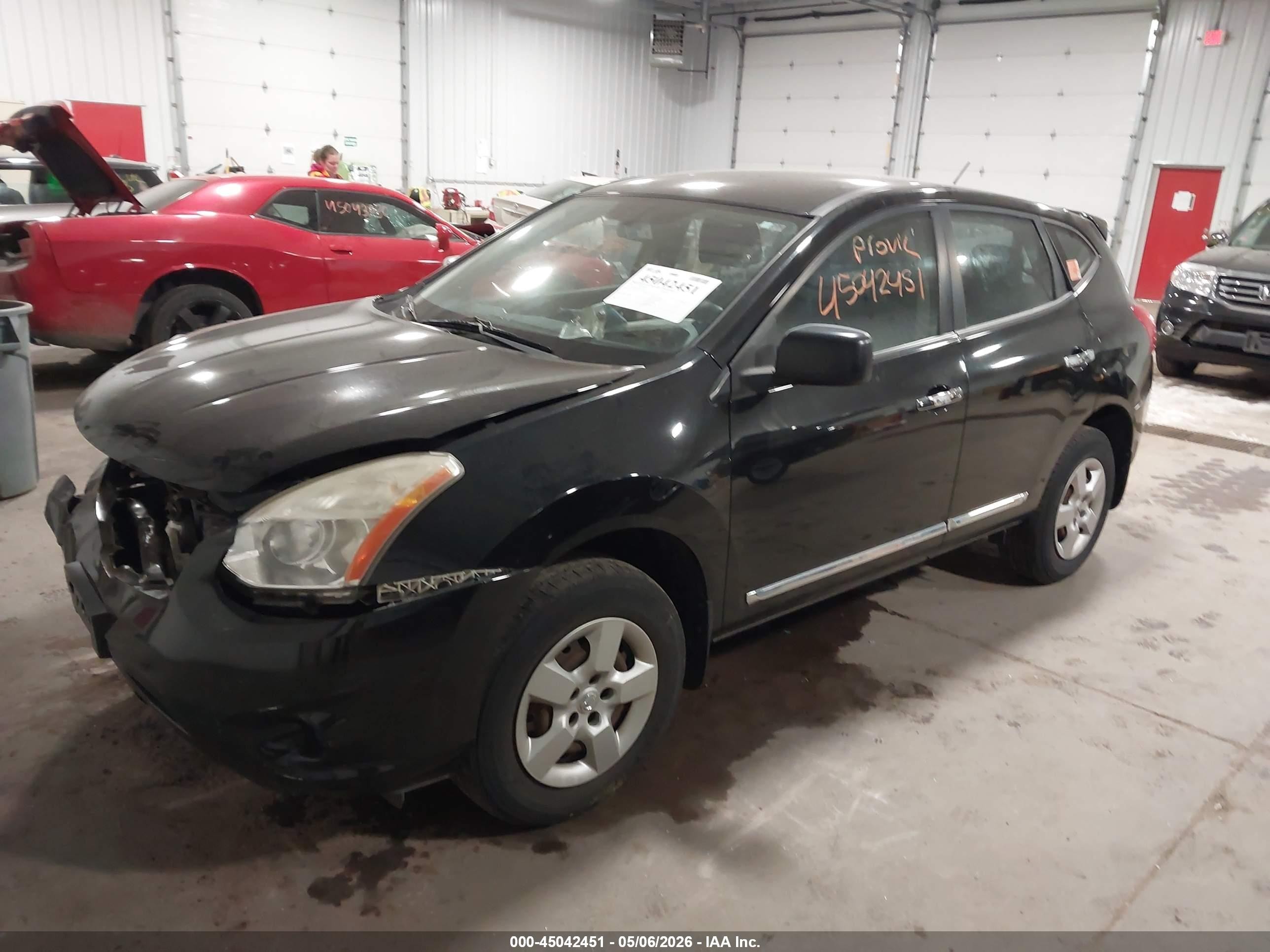 2011 Nissan Rogue S Черный vin: JN8AS5MV7BW271157