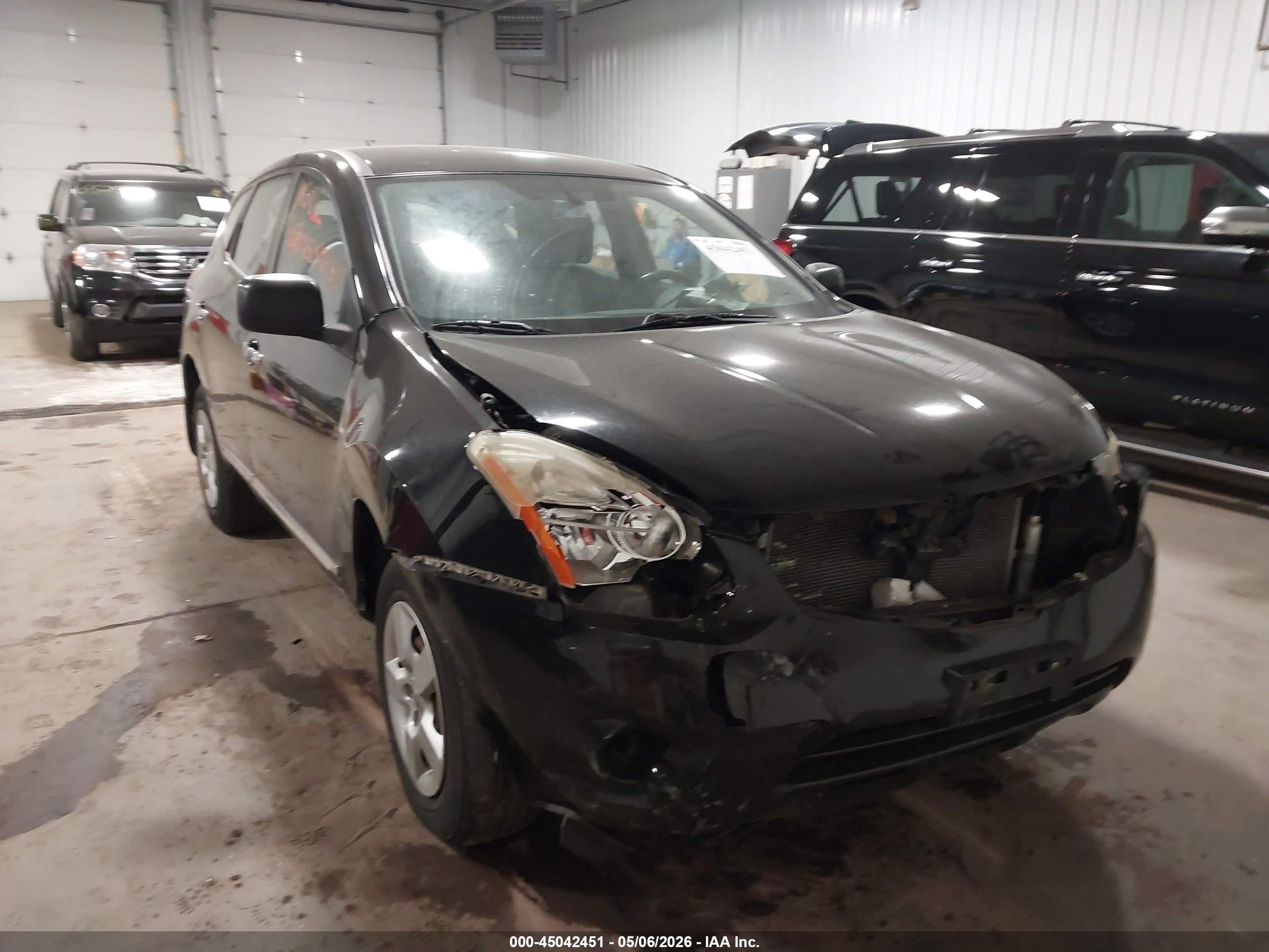 2011 Nissan Rogue S Черный vin: JN8AS5MV7BW271157