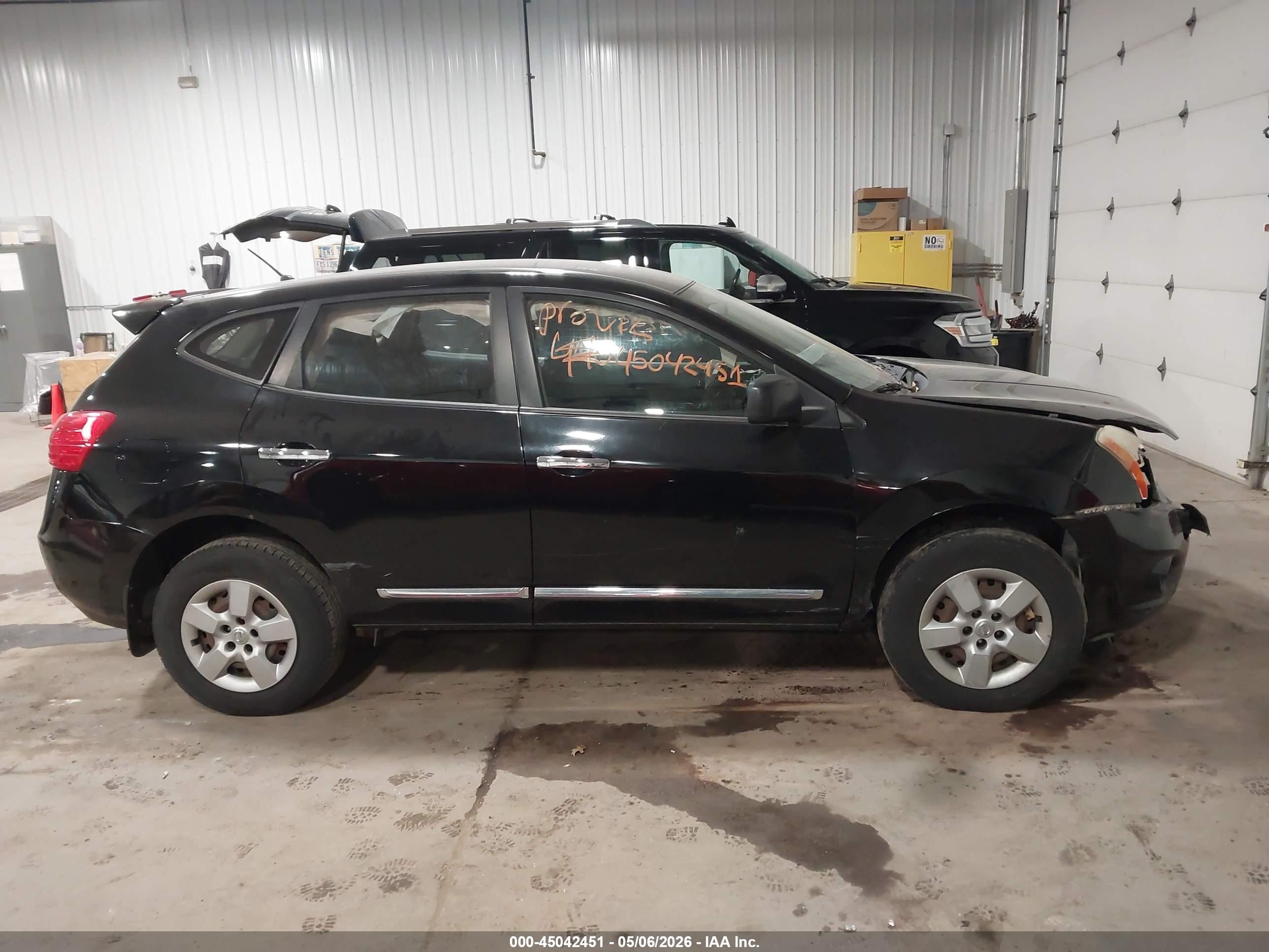 2011 Nissan Rogue S Черный vin: JN8AS5MV7BW271157