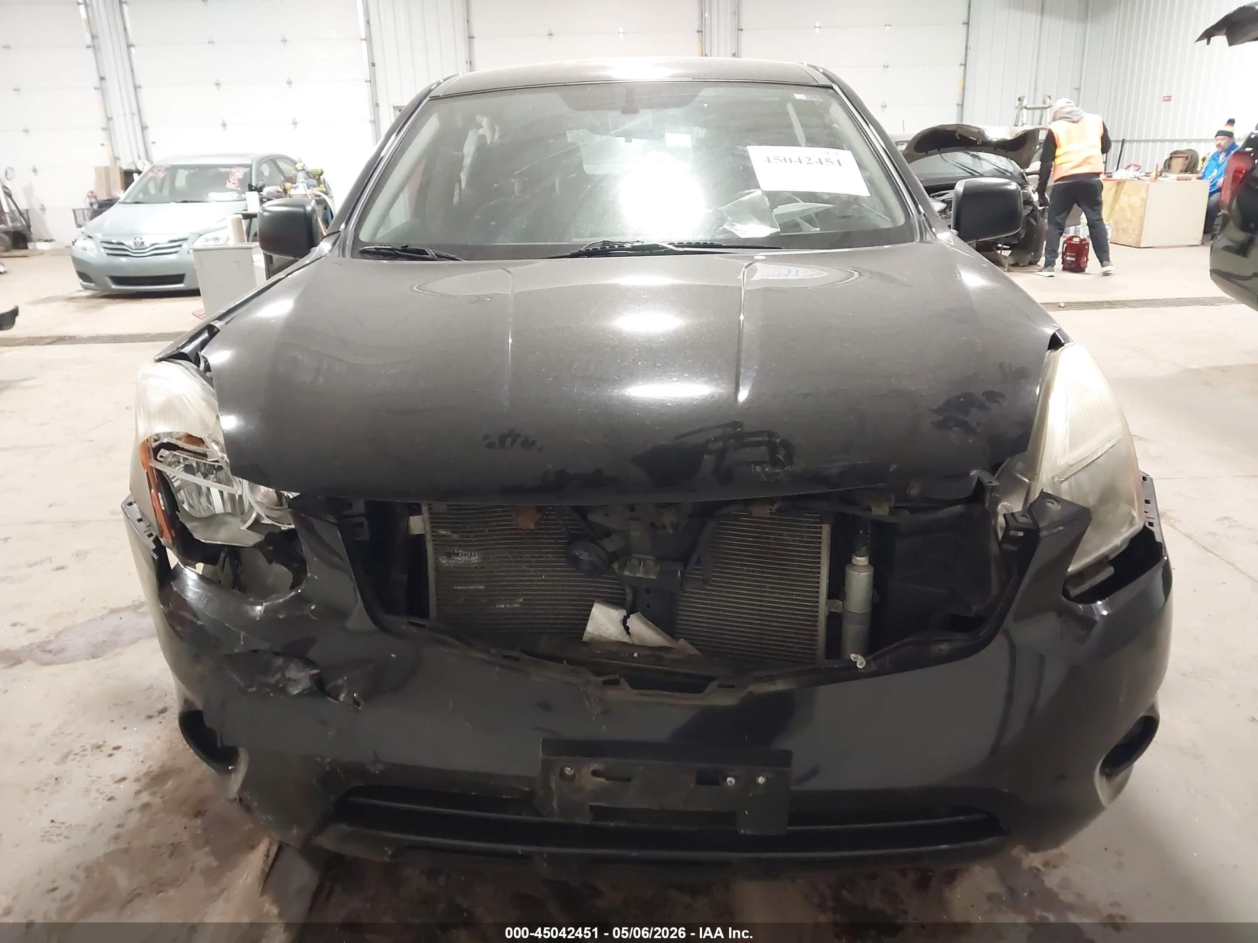 2011 Nissan Rogue S Черный vin: JN8AS5MV7BW271157