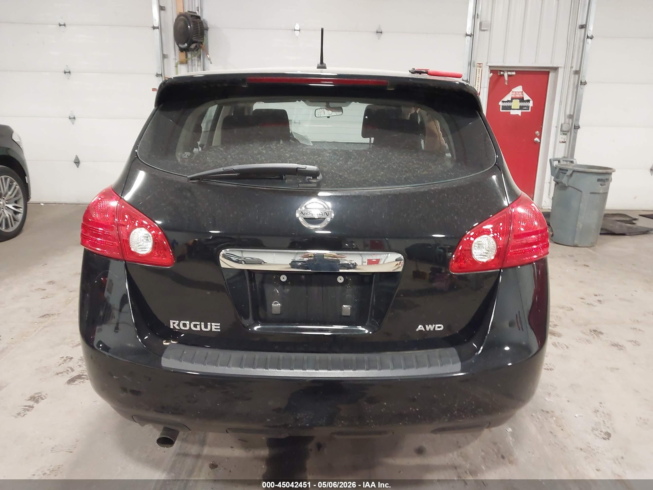 2011 Nissan Rogue S Черный vin: JN8AS5MV7BW271157