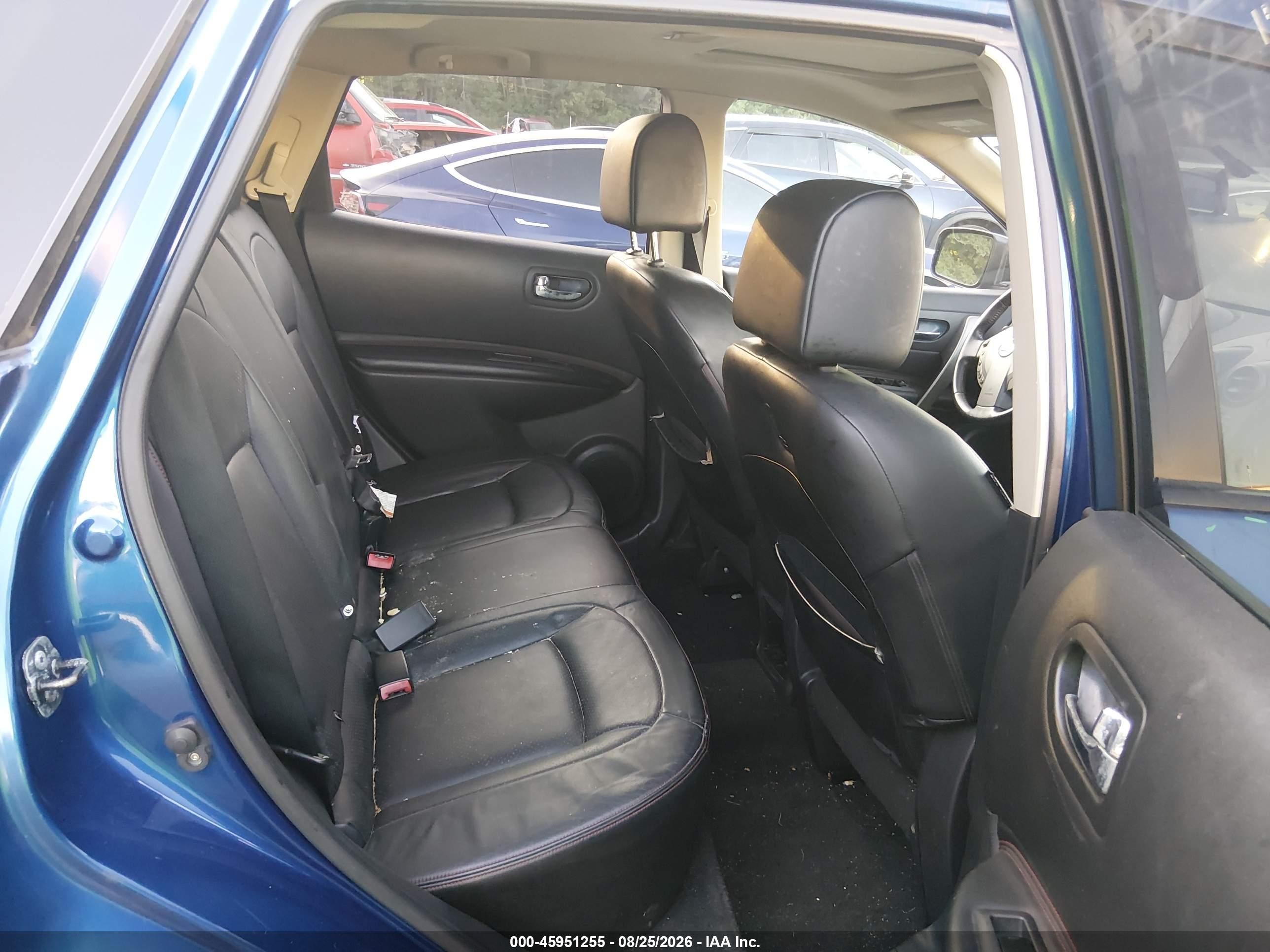 2011 Nissan Rogue Sv Blue vin: JN8AS5MV7BW275208