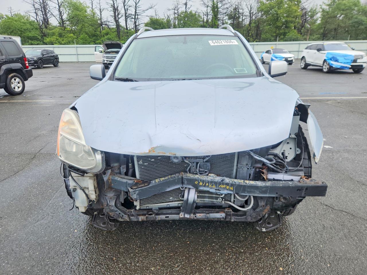 2011 Nissan Rogue S Blue vin: JN8AS5MV7BW288475