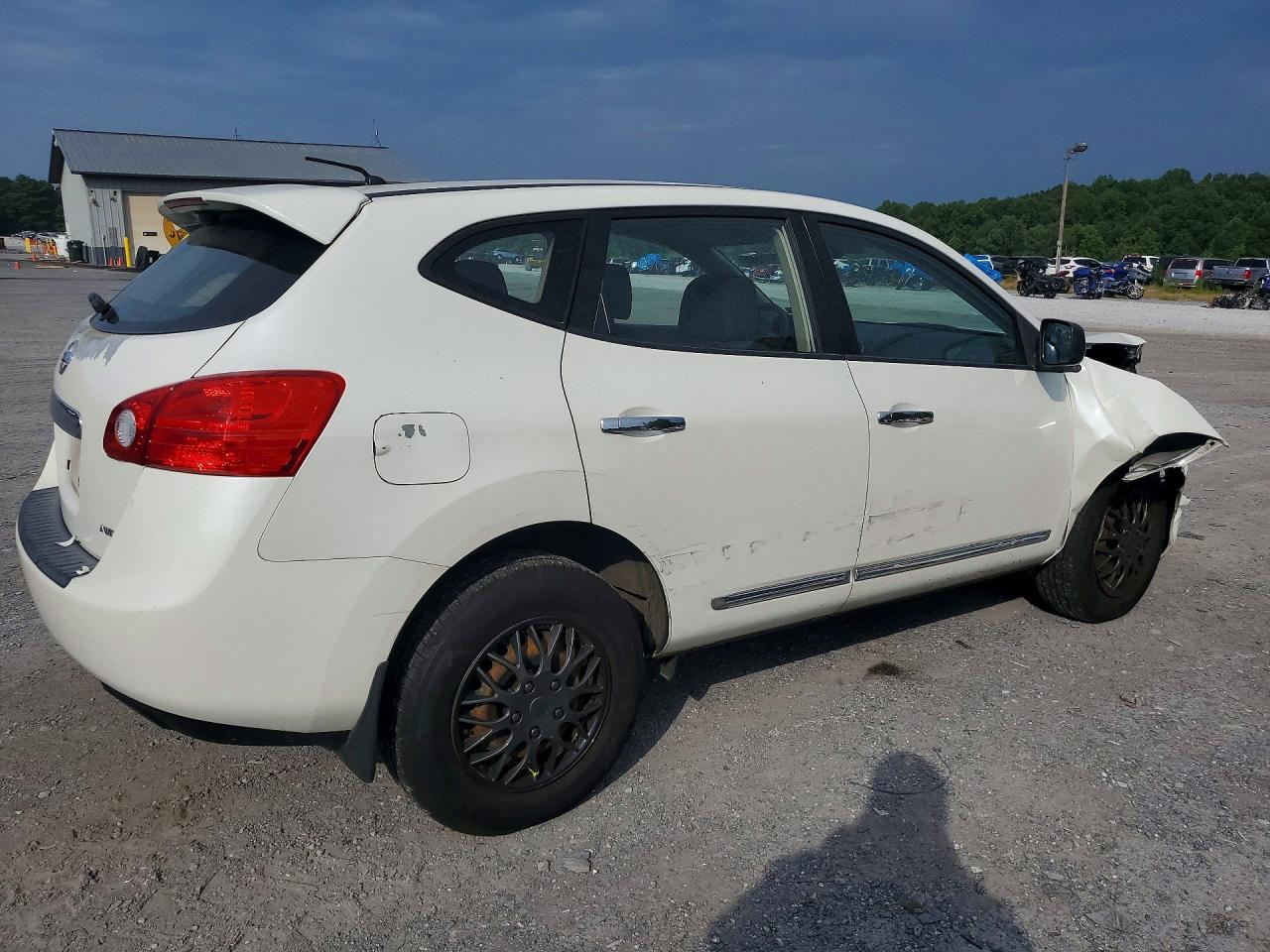 2011 Nissan Rogue S White vin: JN8AS5MV7BW305792