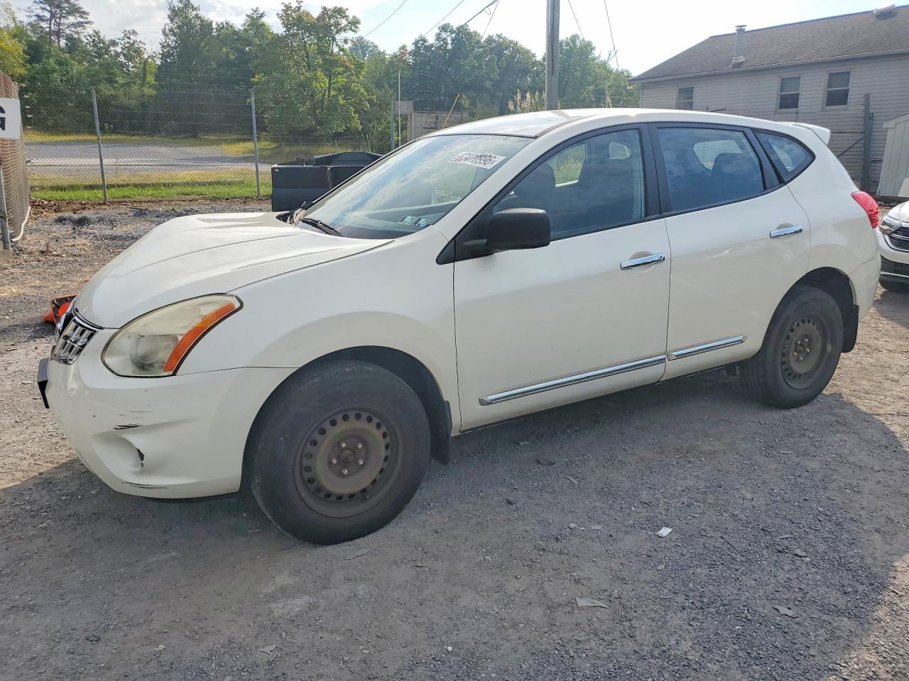 2011 Nissan Rogue S White vin: JN8AS5MV7BW305792