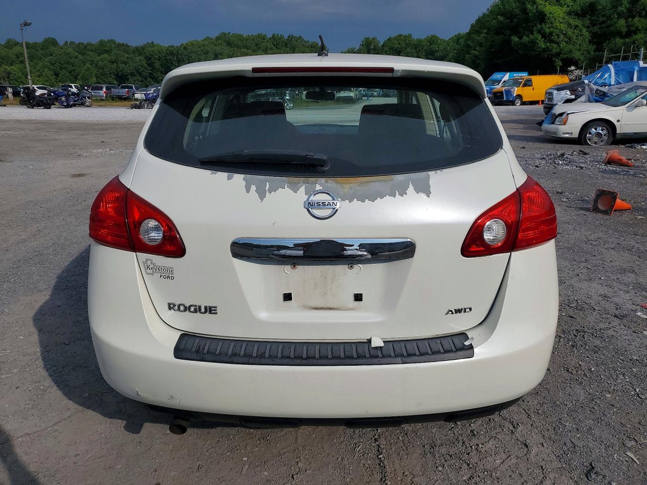 2011 Nissan Rogue S White vin: JN8AS5MV7BW305792