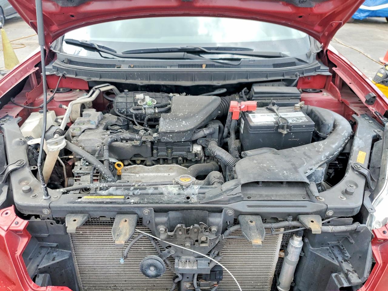 2011 Nissan Rogue S Red vin: JN8AS5MV7BW307994