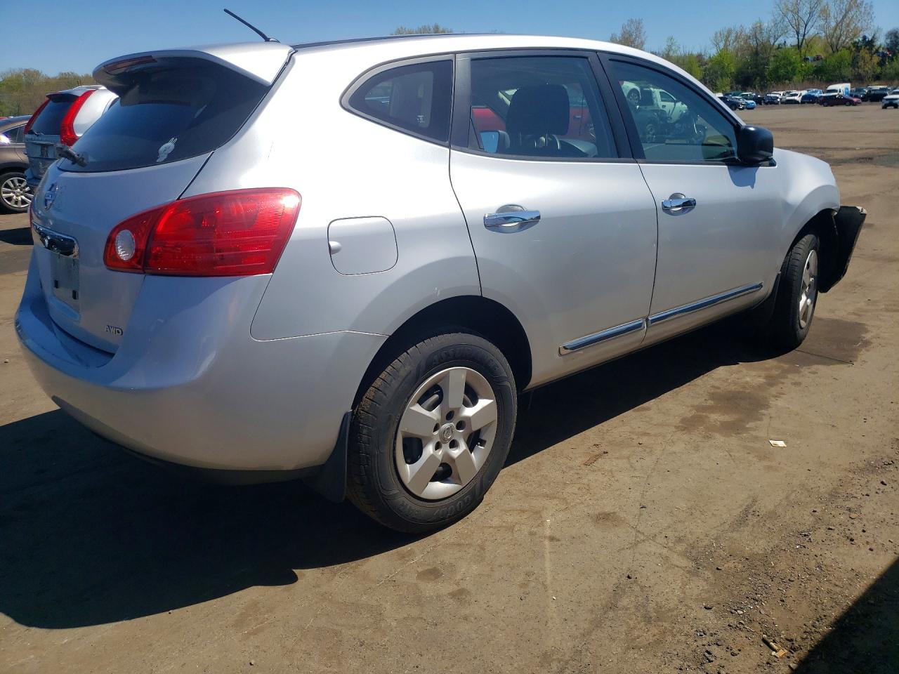 2011 Nissan Rogue S Silver vin: JN8AS5MV7BW312838