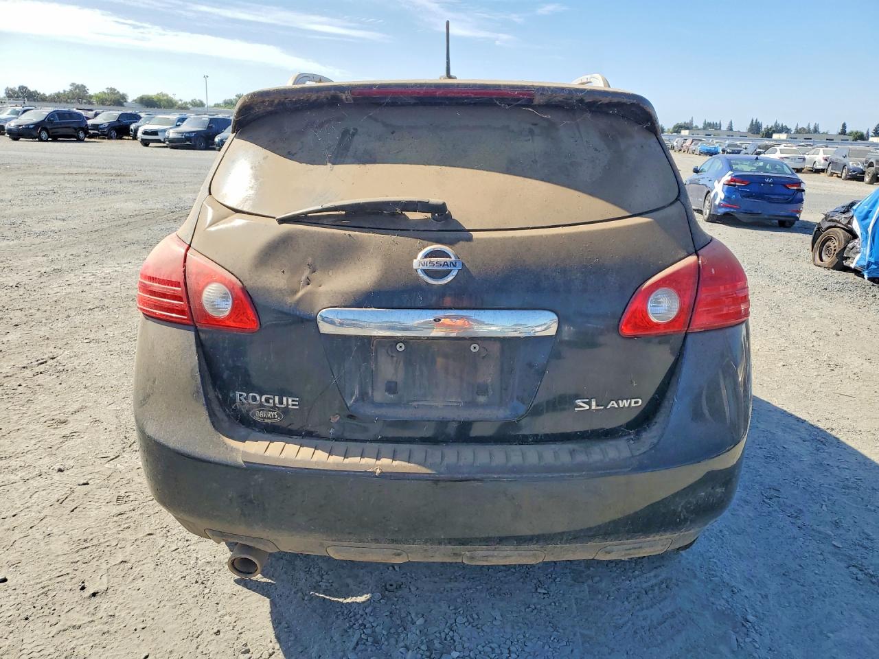 2011 Nissan Rogue S Черный vin: JN8AS5MV7BW312936