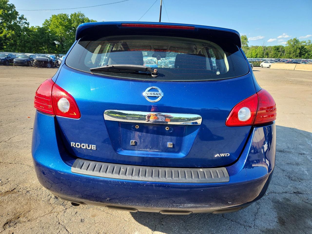 2011 Nissan Rogue S Blue vin: JN8AS5MV7BW314718