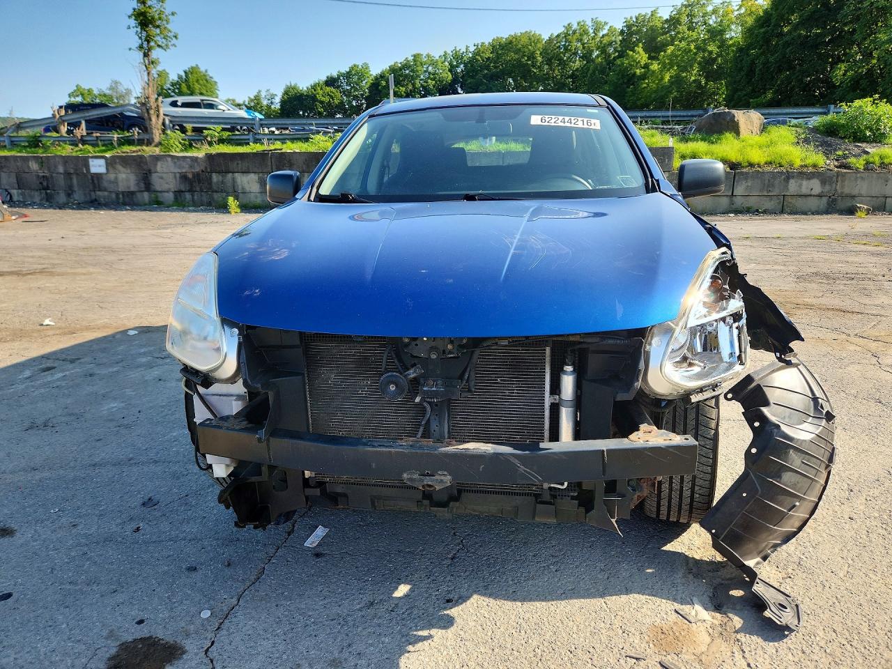 2011 Nissan Rogue S Blue vin: JN8AS5MV7BW314718