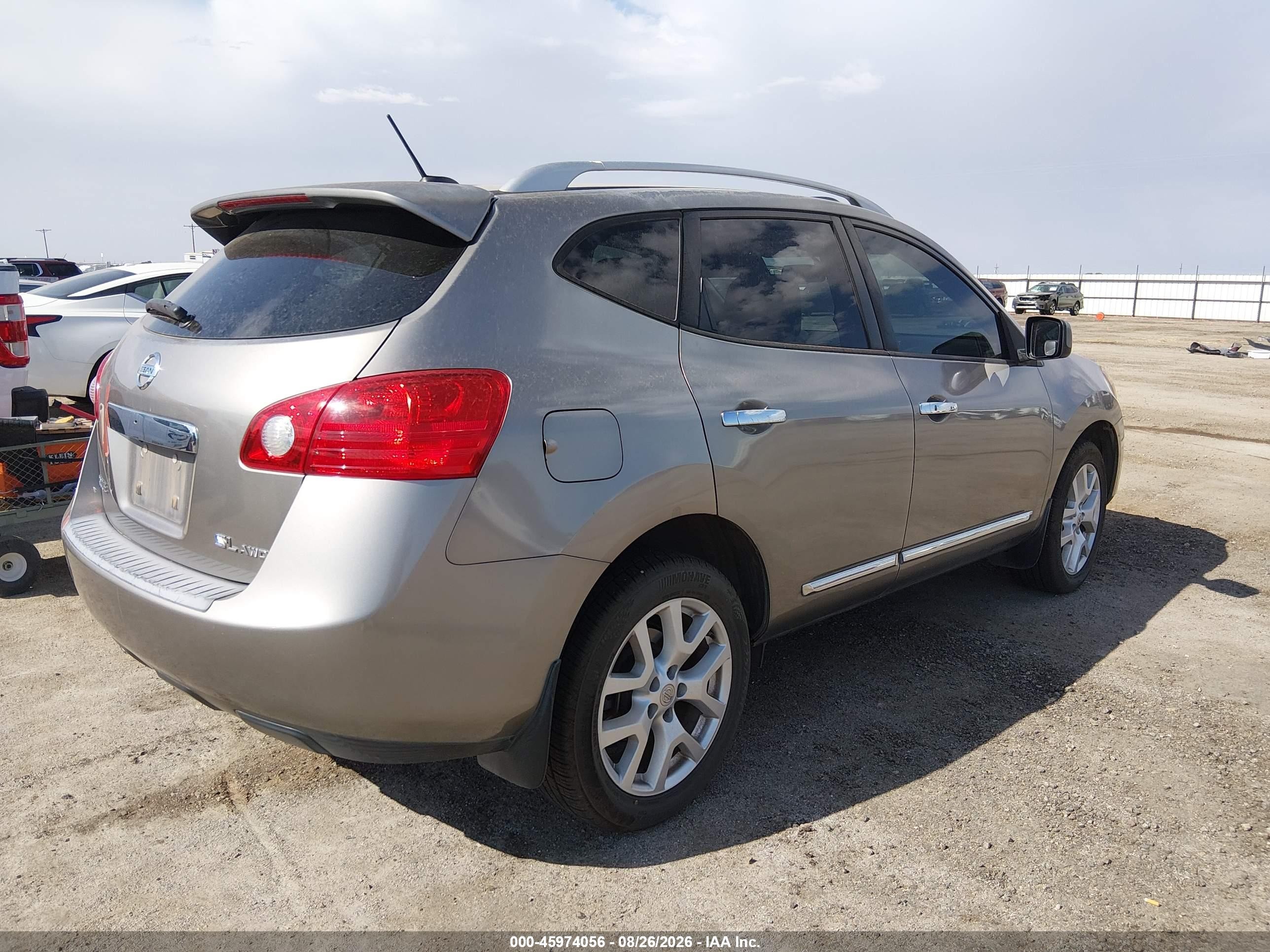 2011 Nissan Rogue Sv Silver vin: JN8AS5MV7BW663085