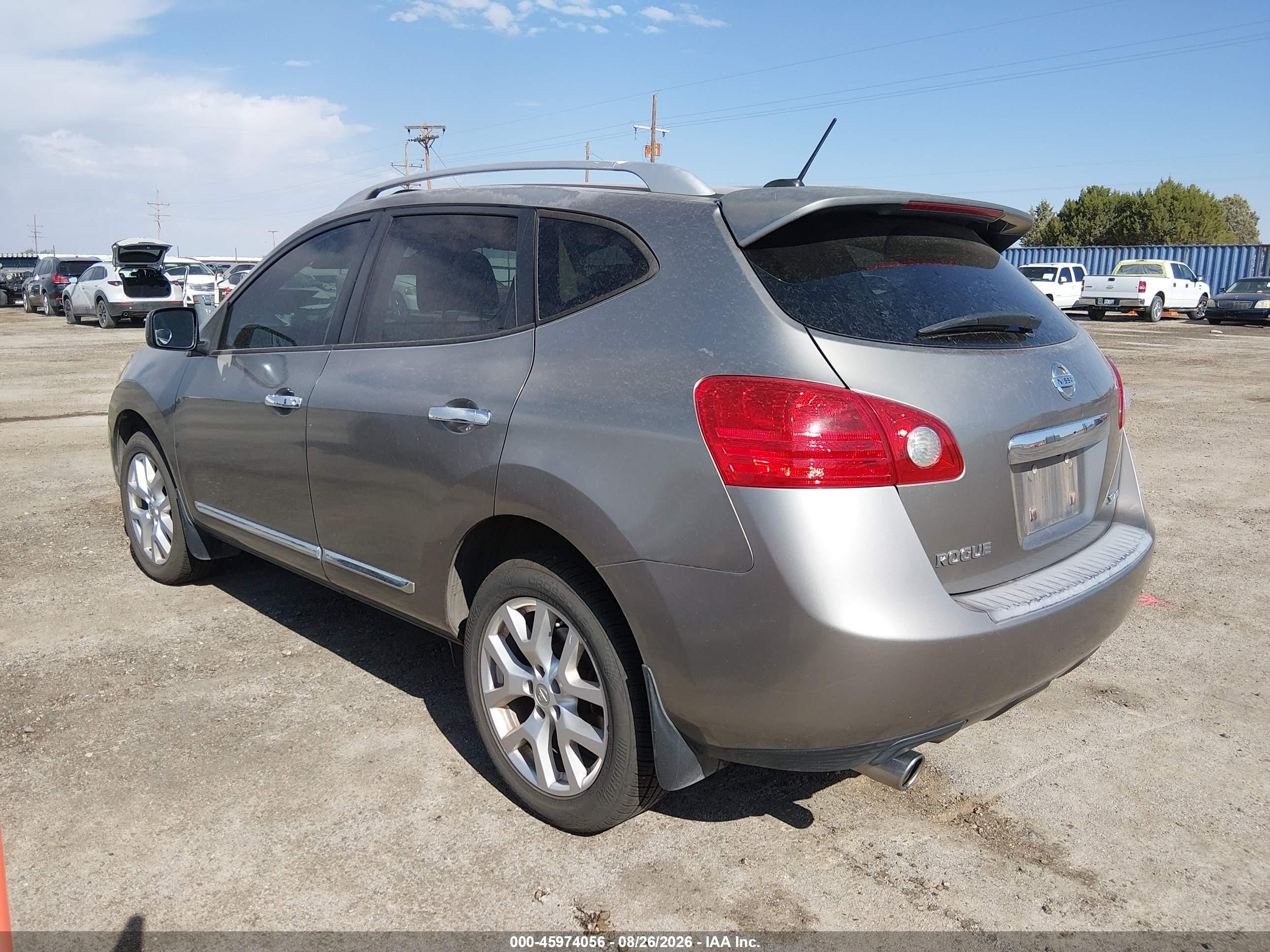 2011 Nissan Rogue Sv Silver vin: JN8AS5MV7BW663085