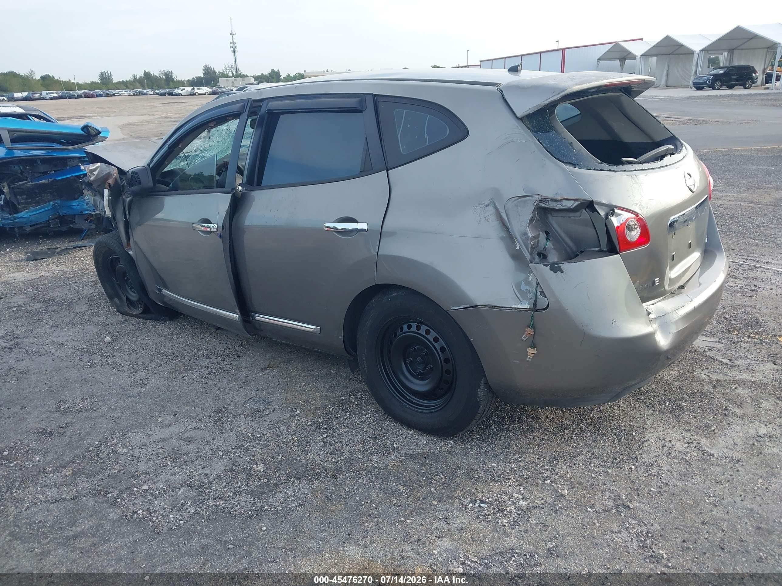 2011 Nissan Rogue S Gray vin: JN8AS5MV7BW666939