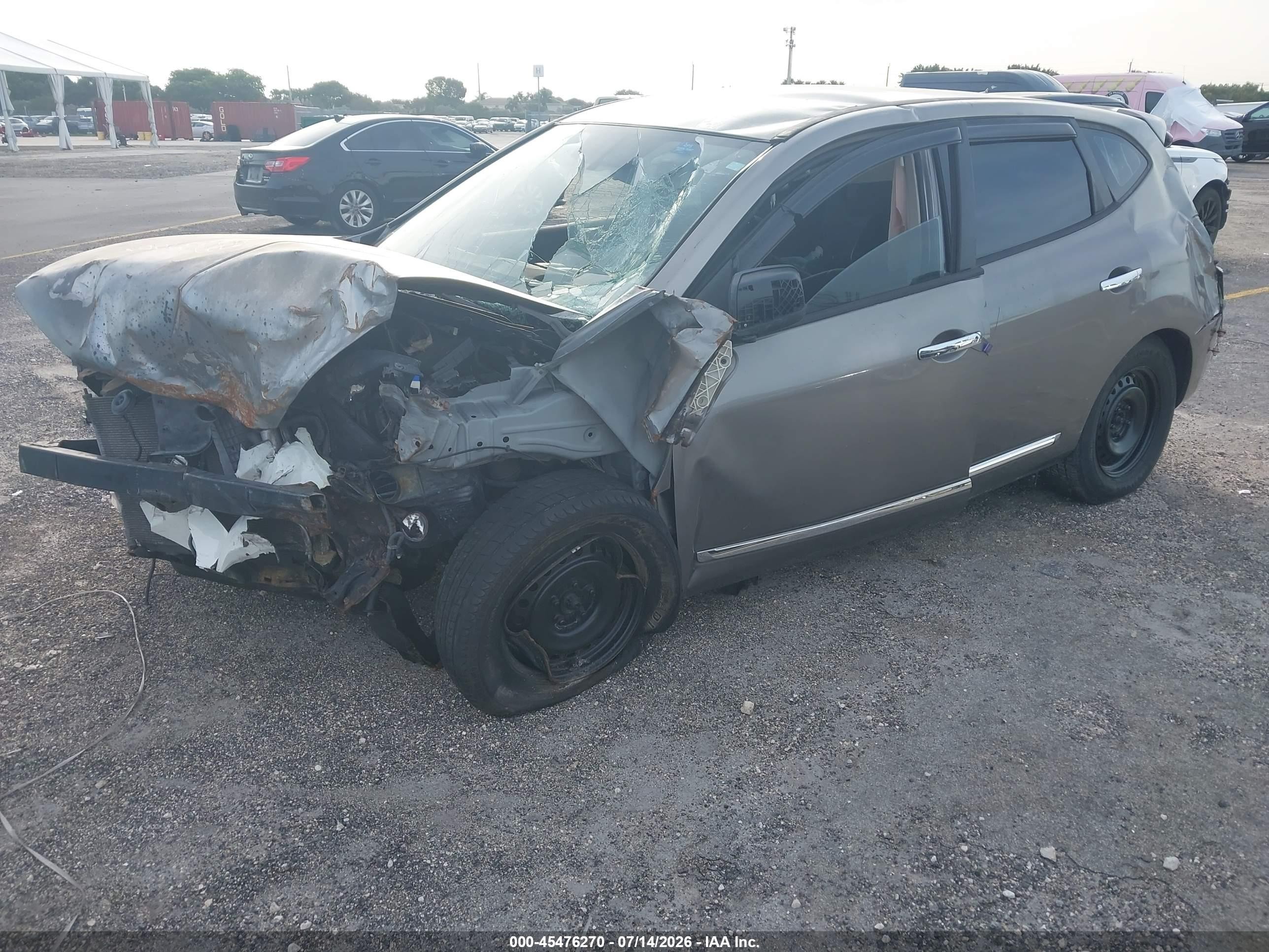 2011 Nissan Rogue S Gray vin: JN8AS5MV7BW666939