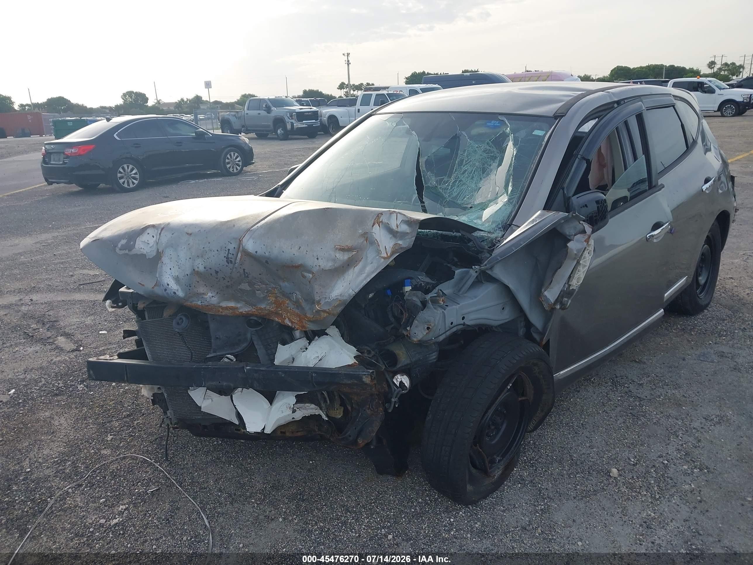 2011 Nissan Rogue S Gray vin: JN8AS5MV7BW666939
