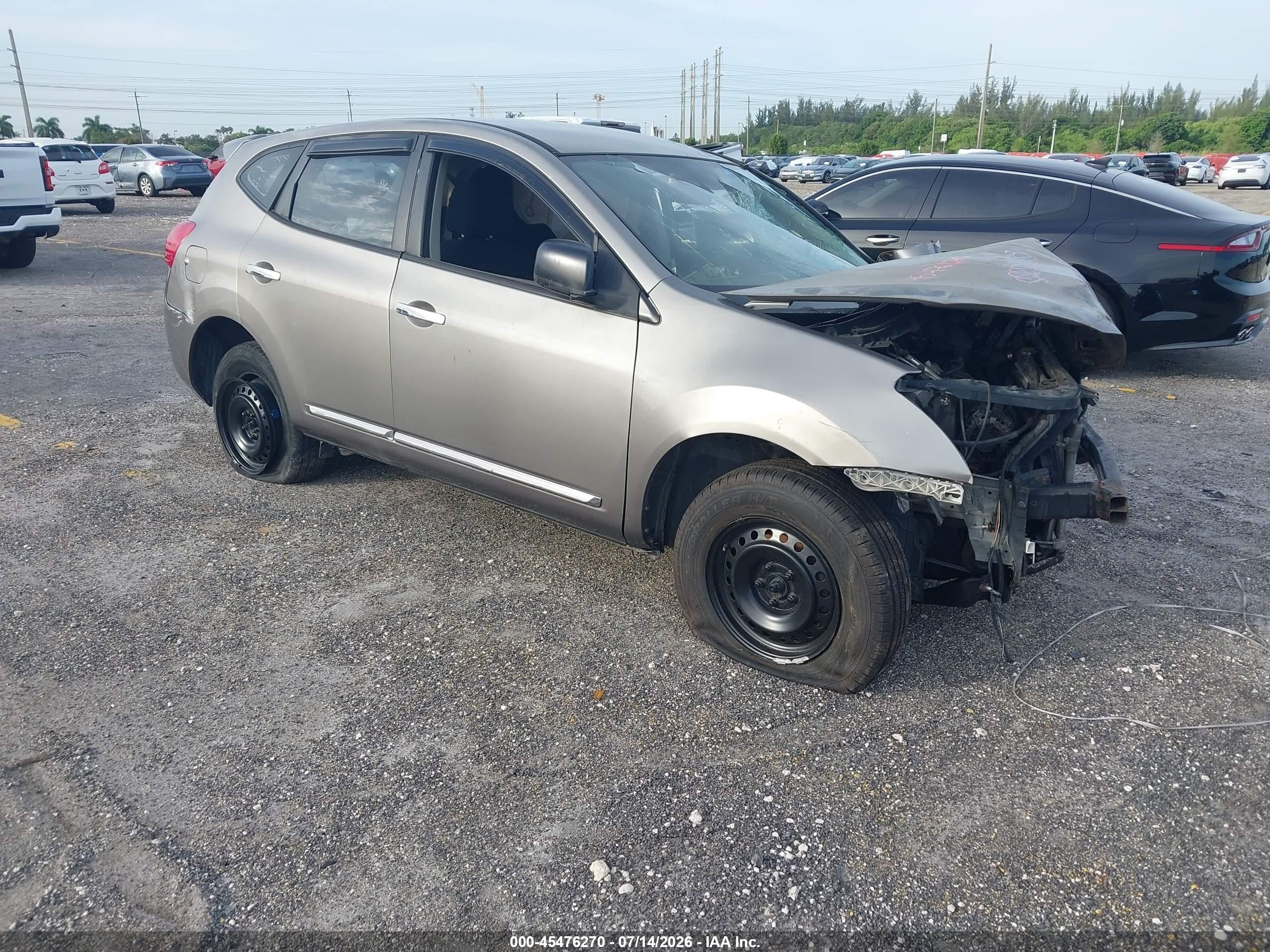 2011 Nissan Rogue S Gray vin: JN8AS5MV7BW666939