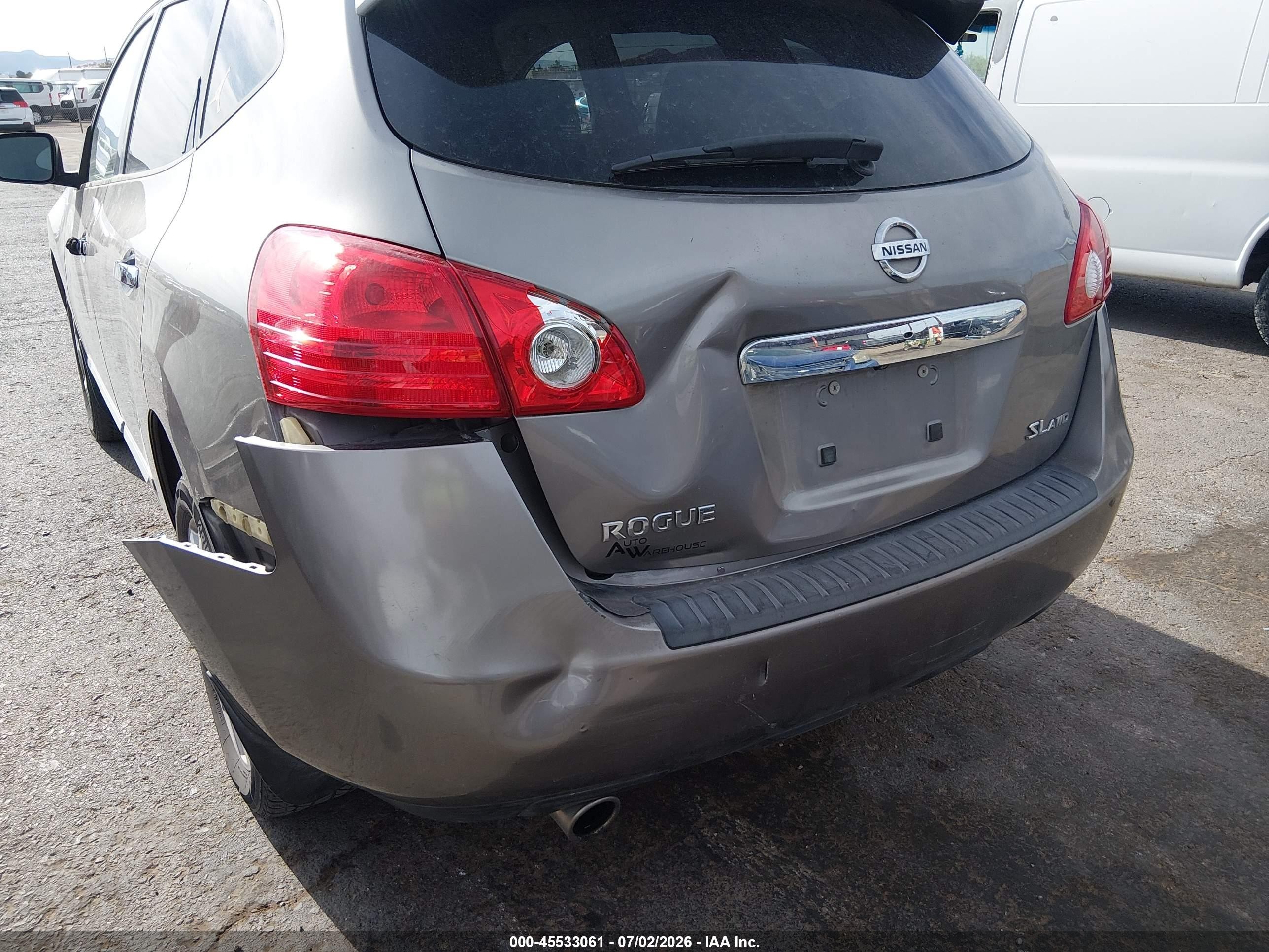 2011 Nissan Rogue Sv Gray vin: JN8AS5MV7BW670117