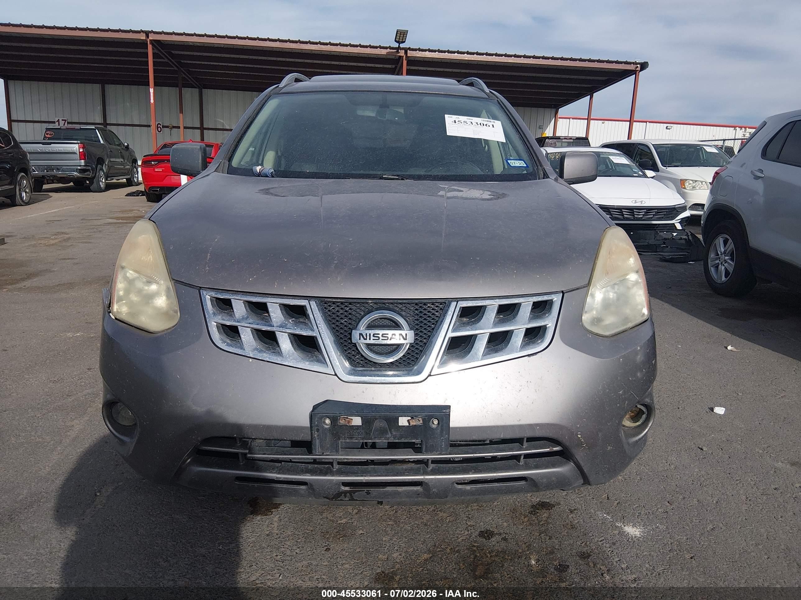 2011 Nissan Rogue Sv Gray vin: JN8AS5MV7BW670117
