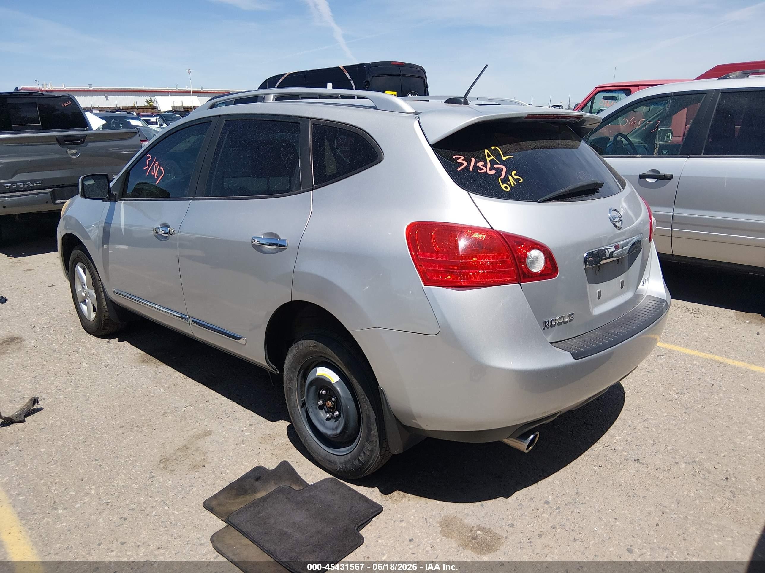 2011 Nissan Rogue Sl Gray vin: JN8AS5MV7BW670859