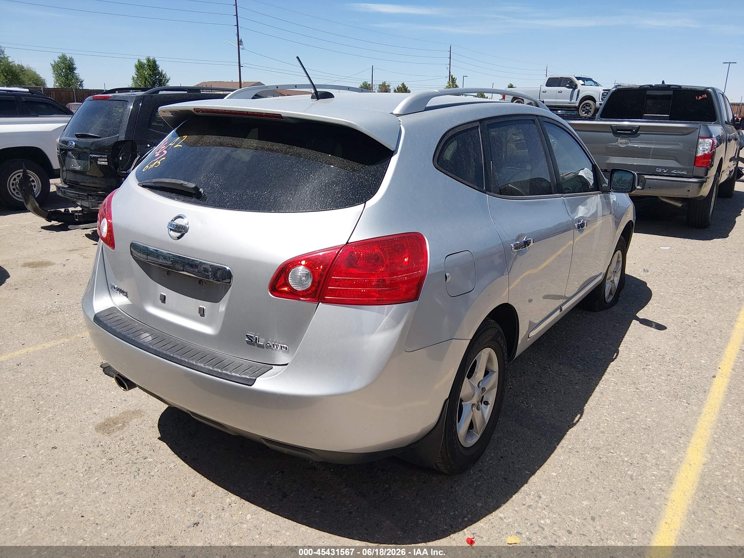 2011 Nissan Rogue Sl Gray vin: JN8AS5MV7BW670859
