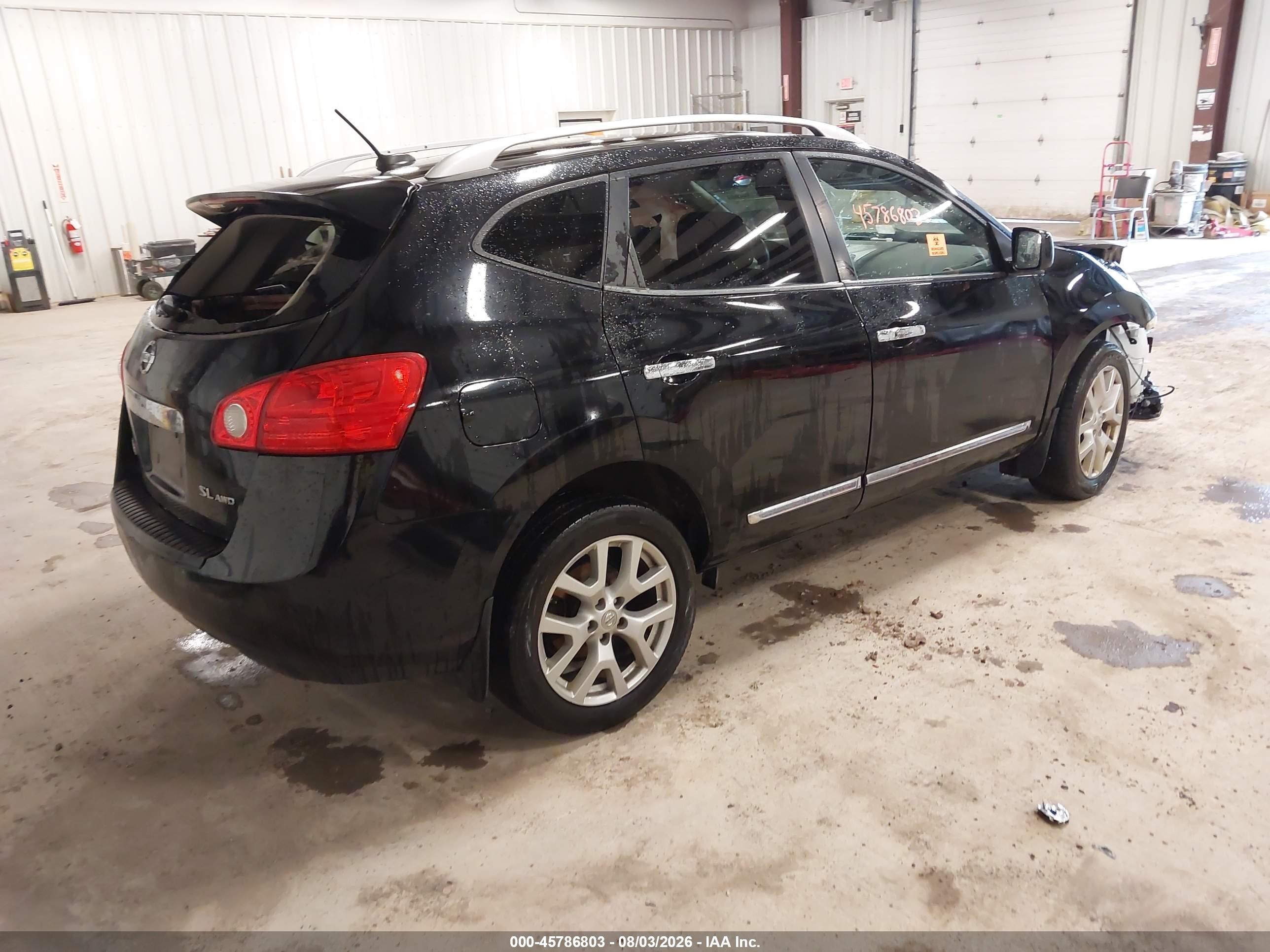 2011 Nissan Rogue Sv Black vin: JN8AS5MV7BW671235