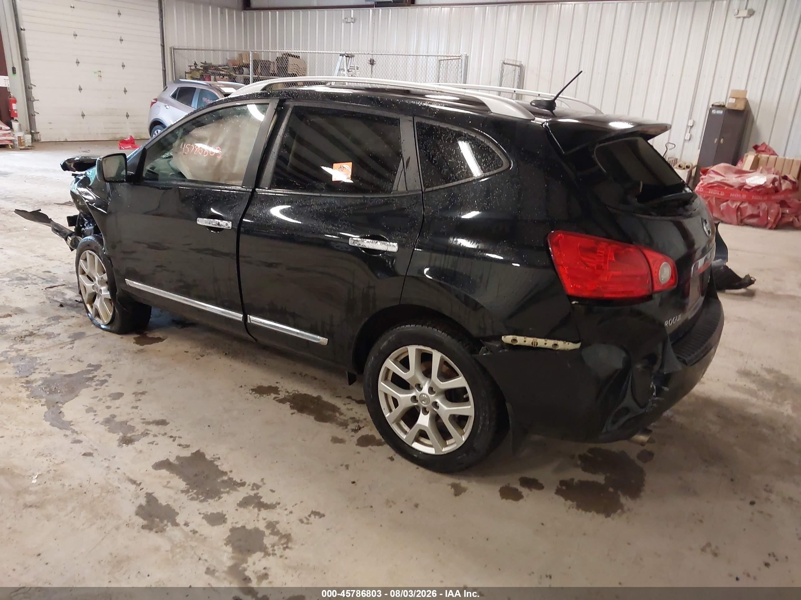 2011 Nissan Rogue Sv Black vin: JN8AS5MV7BW671235