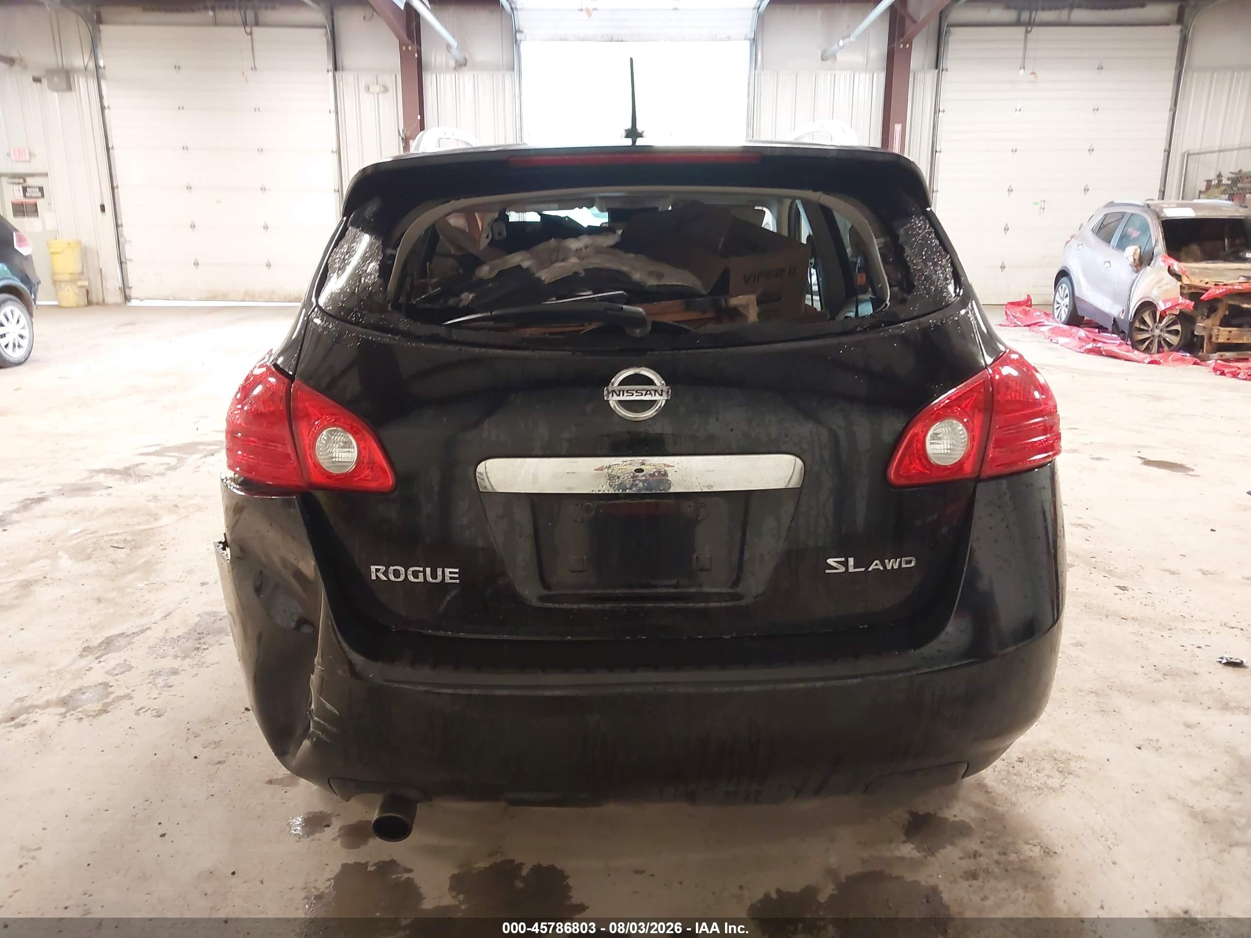 2011 Nissan Rogue Sv Black vin: JN8AS5MV7BW671235
