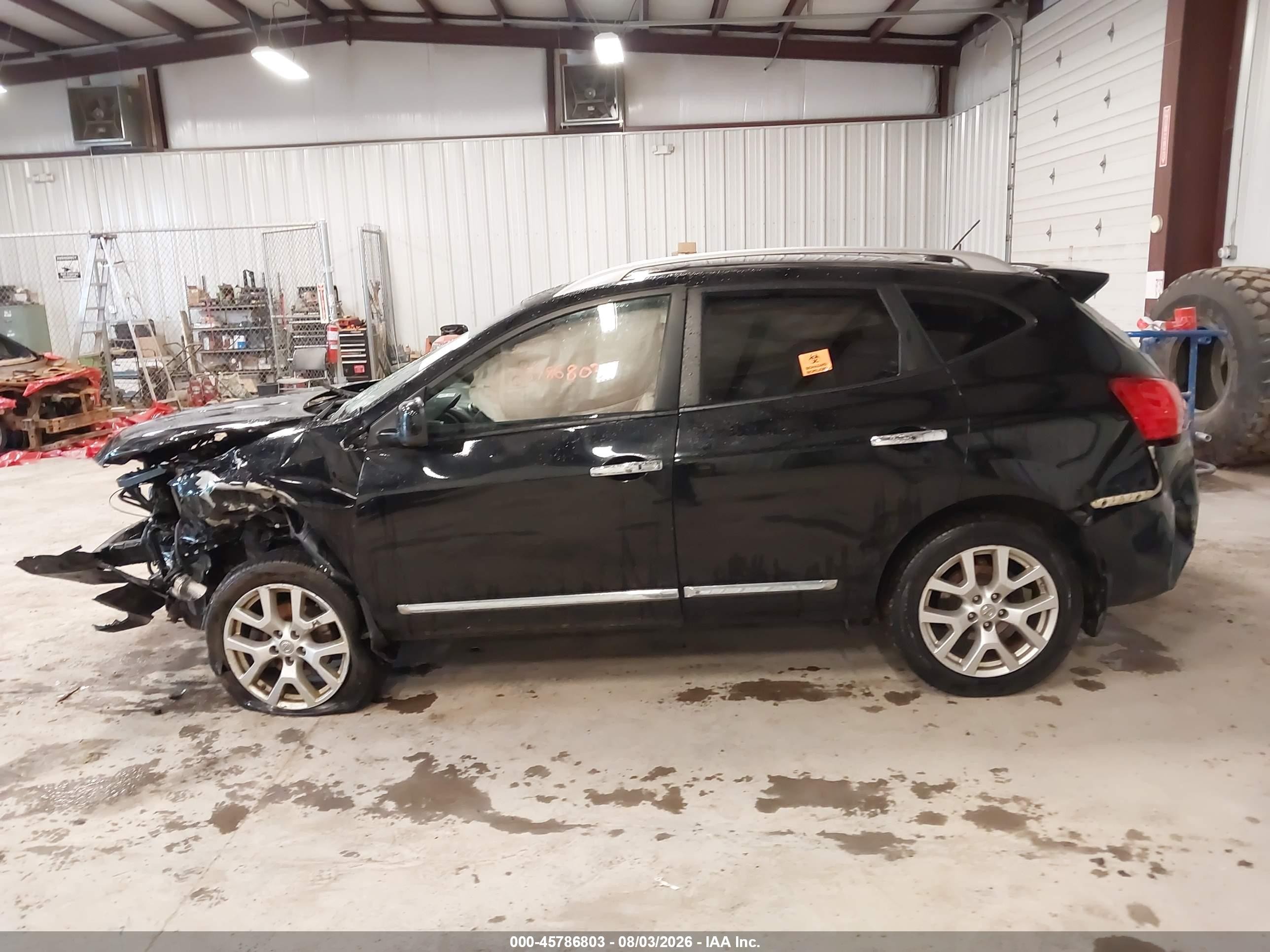 2011 Nissan Rogue Sv Black vin: JN8AS5MV7BW671235