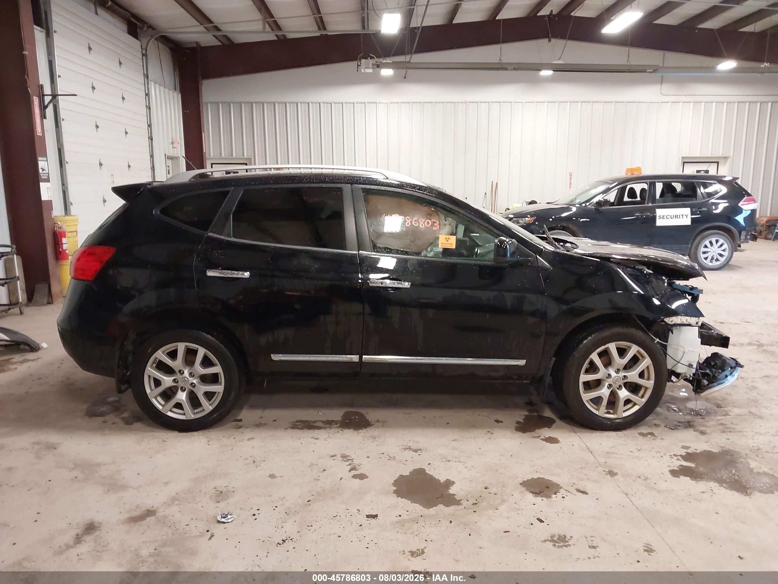2011 Nissan Rogue Sv Black vin: JN8AS5MV7BW671235