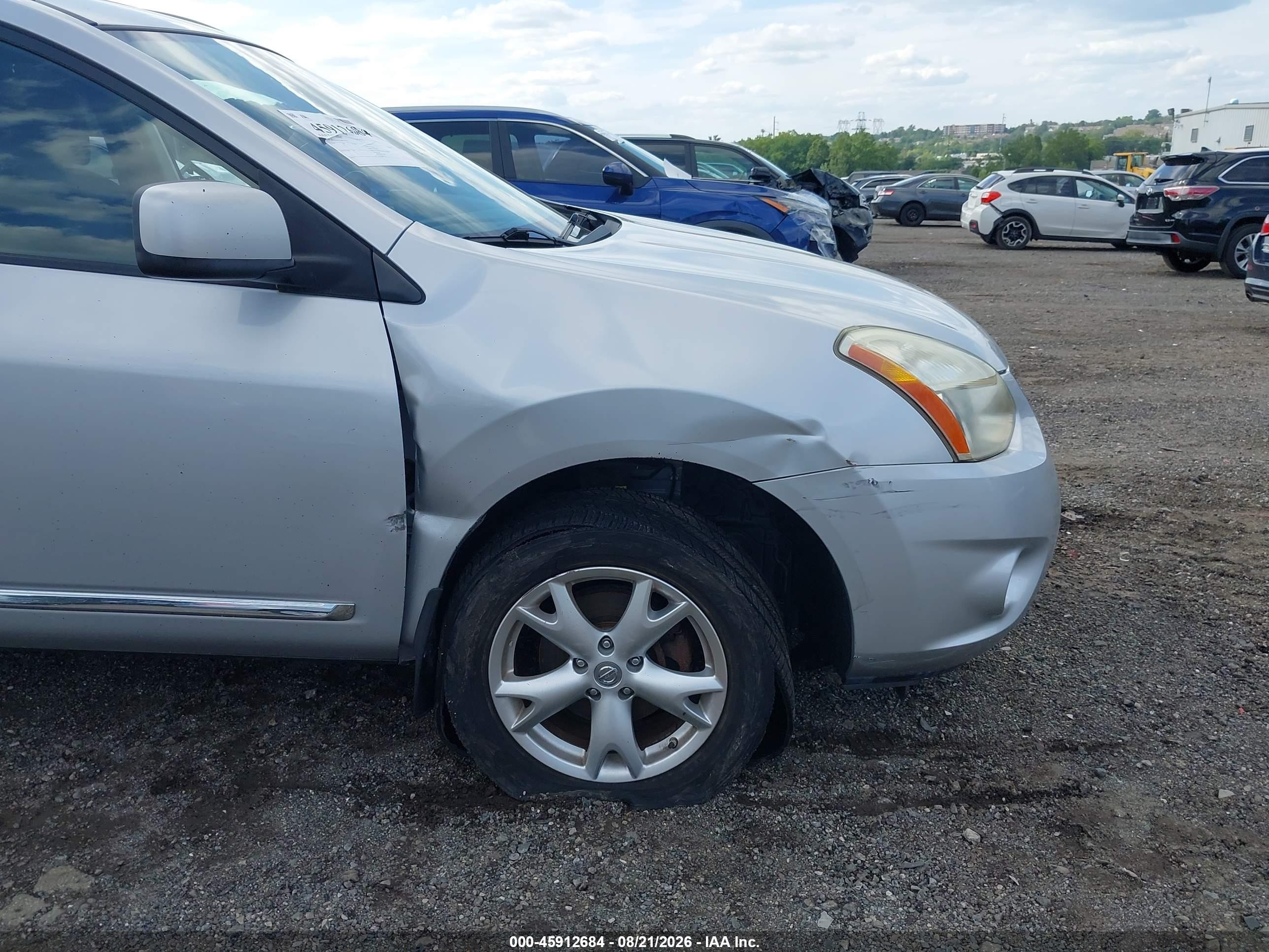 2011 Nissan Rogue Sv Silver vin: JN8AS5MV7BW672823