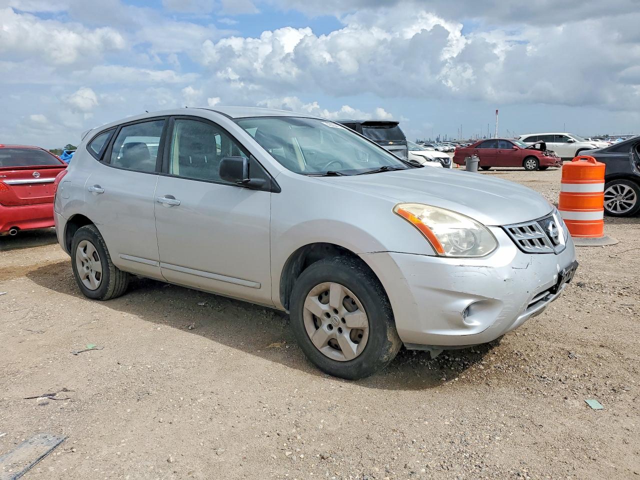2011 Nissan Rogue S White vin: JN8AS5MV7BW679934