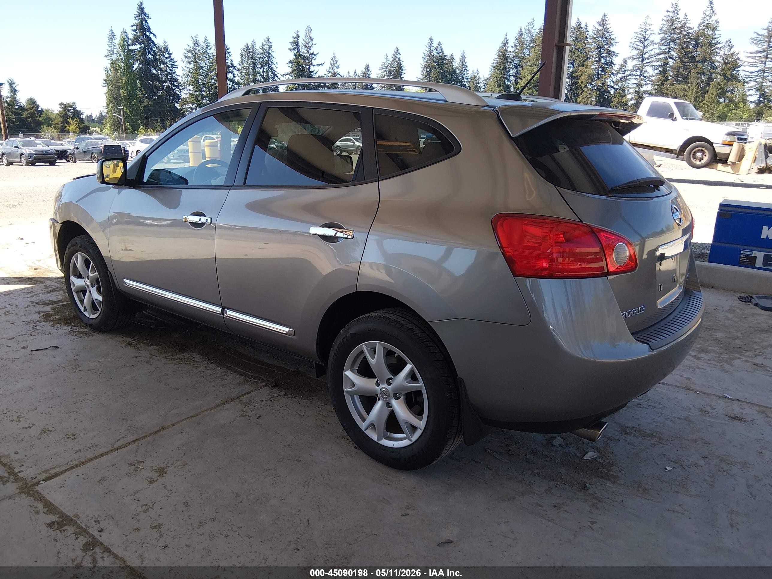 2011 Nissan Rogue Sv Gray vin: JN8AS5MV7BW689220