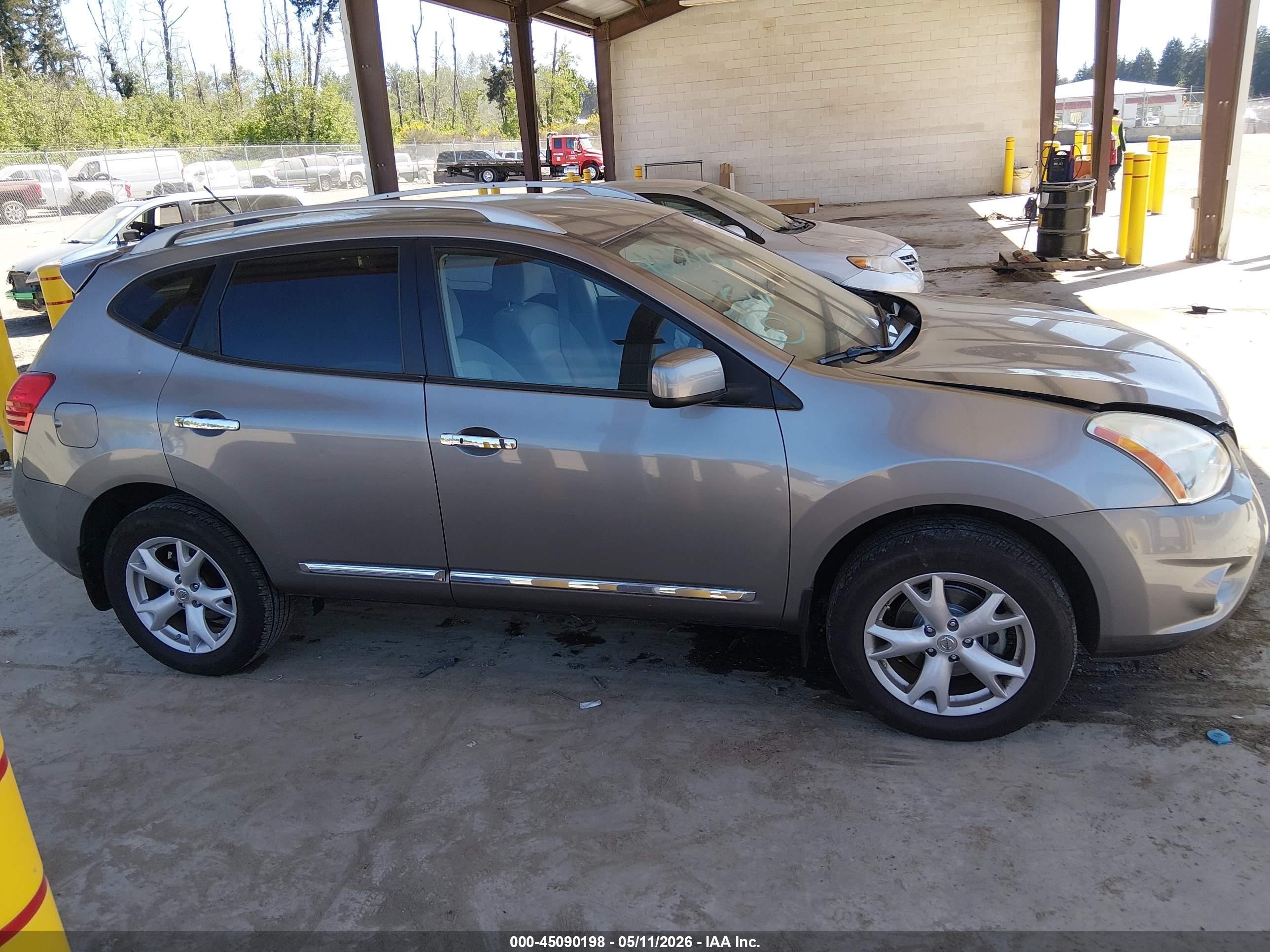 2011 Nissan Rogue Sv Gray vin: JN8AS5MV7BW689220