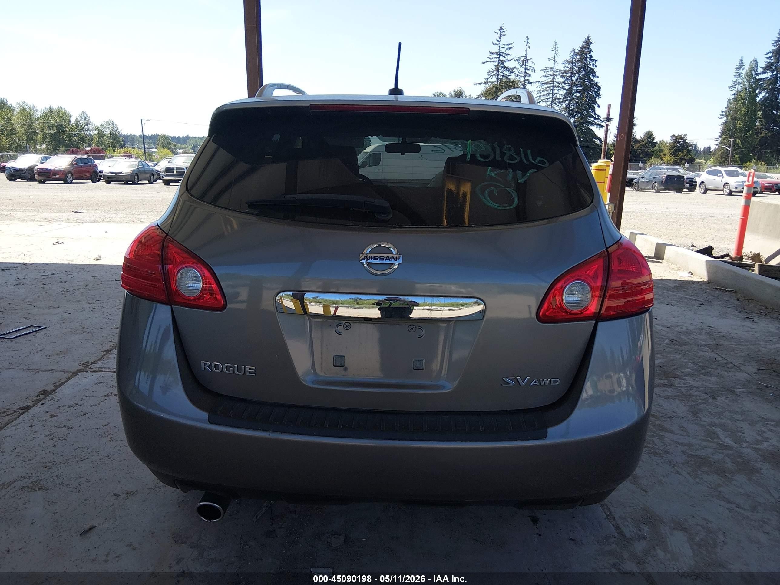 2011 Nissan Rogue Sv Gray vin: JN8AS5MV7BW689220